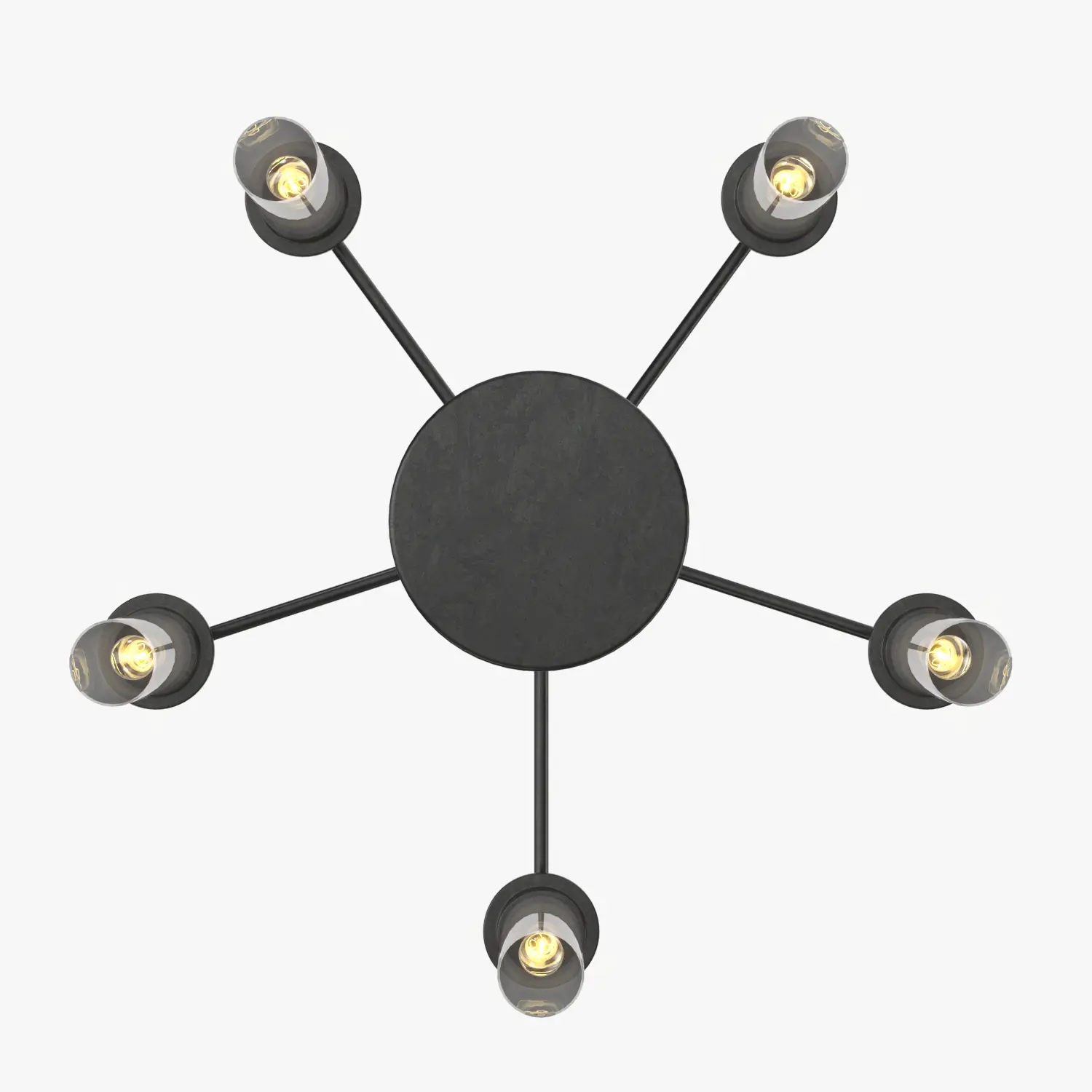 Kellwyn Collection Five-Light Transitional Style Chandelier 3D Model_04