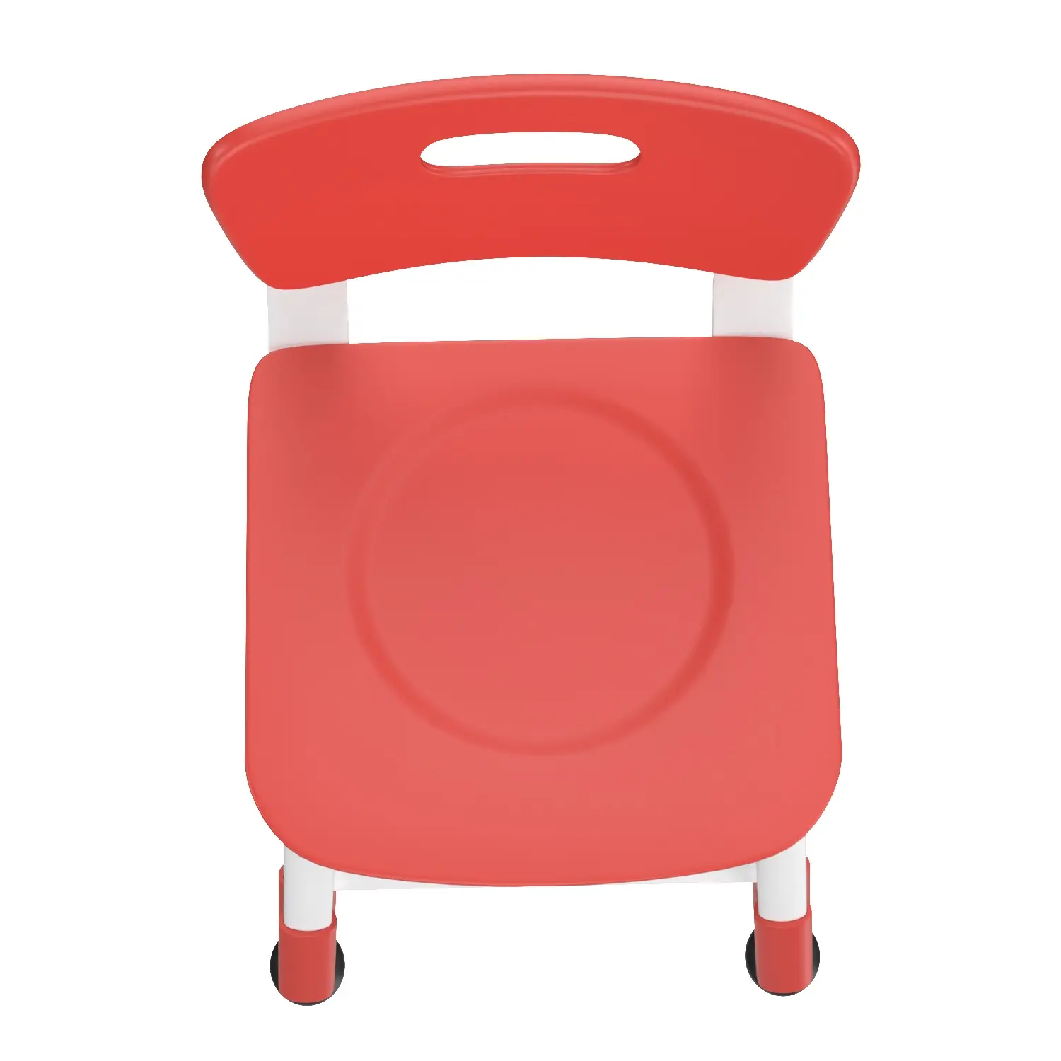 Kids Adjustable Seat Height Chair Red 3D Model_03