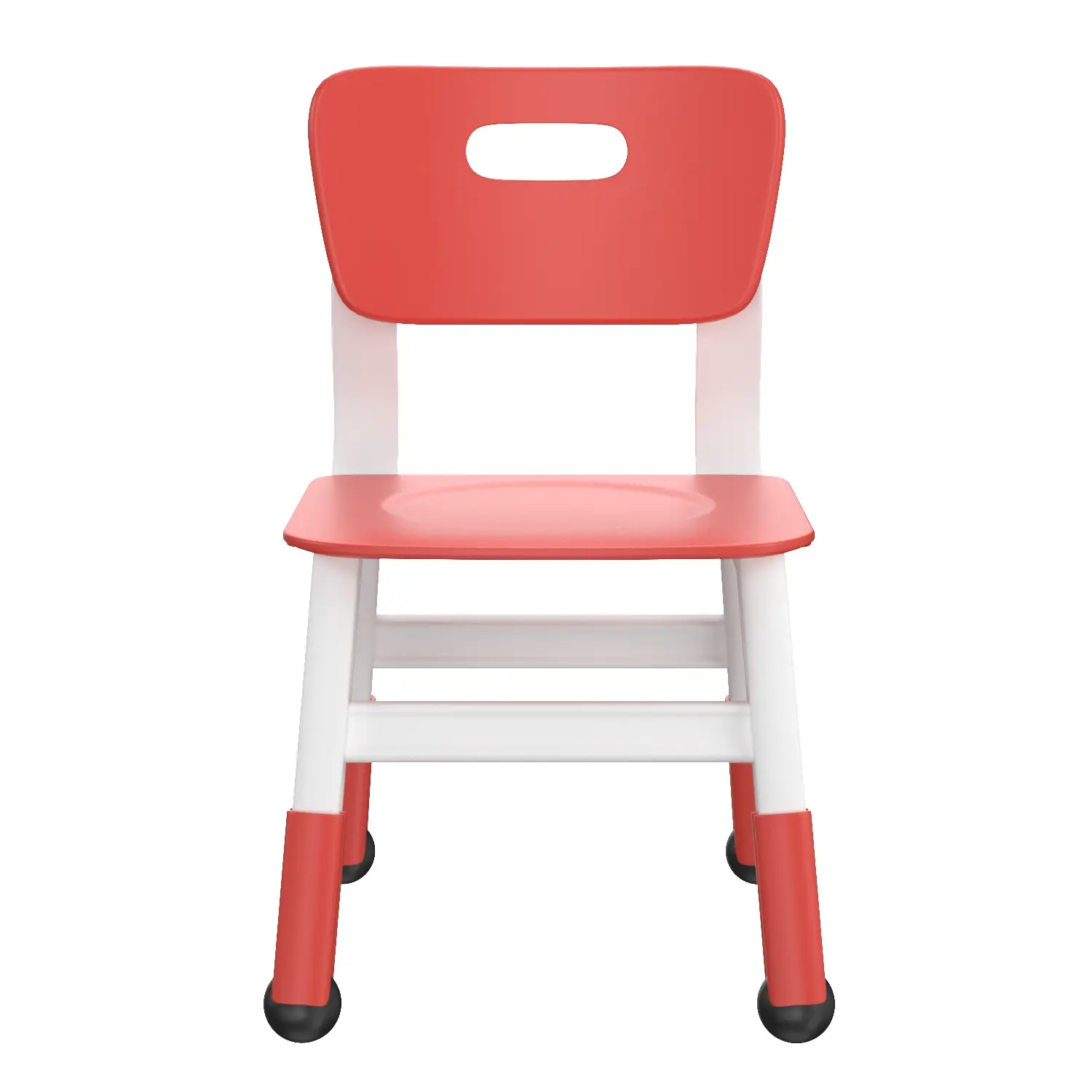 Kids Adjustable Seat Height Chair Red 3D Model_06