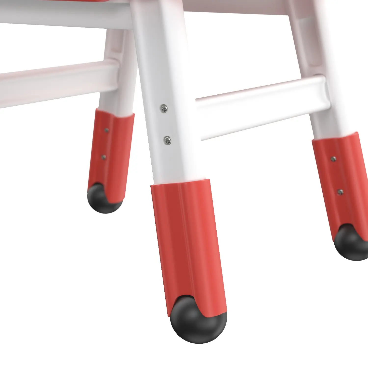 Kids Adjustable Seat Height Chair Red 3D Model_05