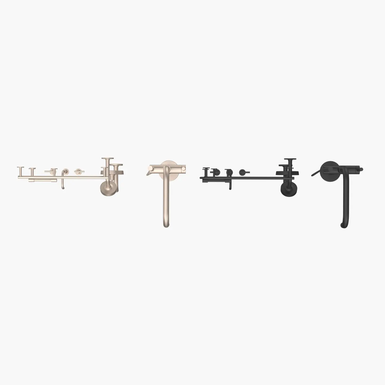 Kohler Bathroom Faucet and Accessories 3D Model_04