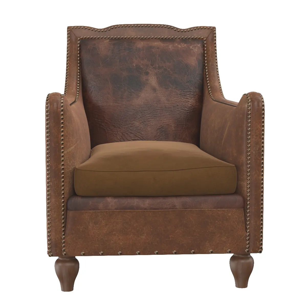 Leather Mens Club Chair LU6066227097112 3D Model_06