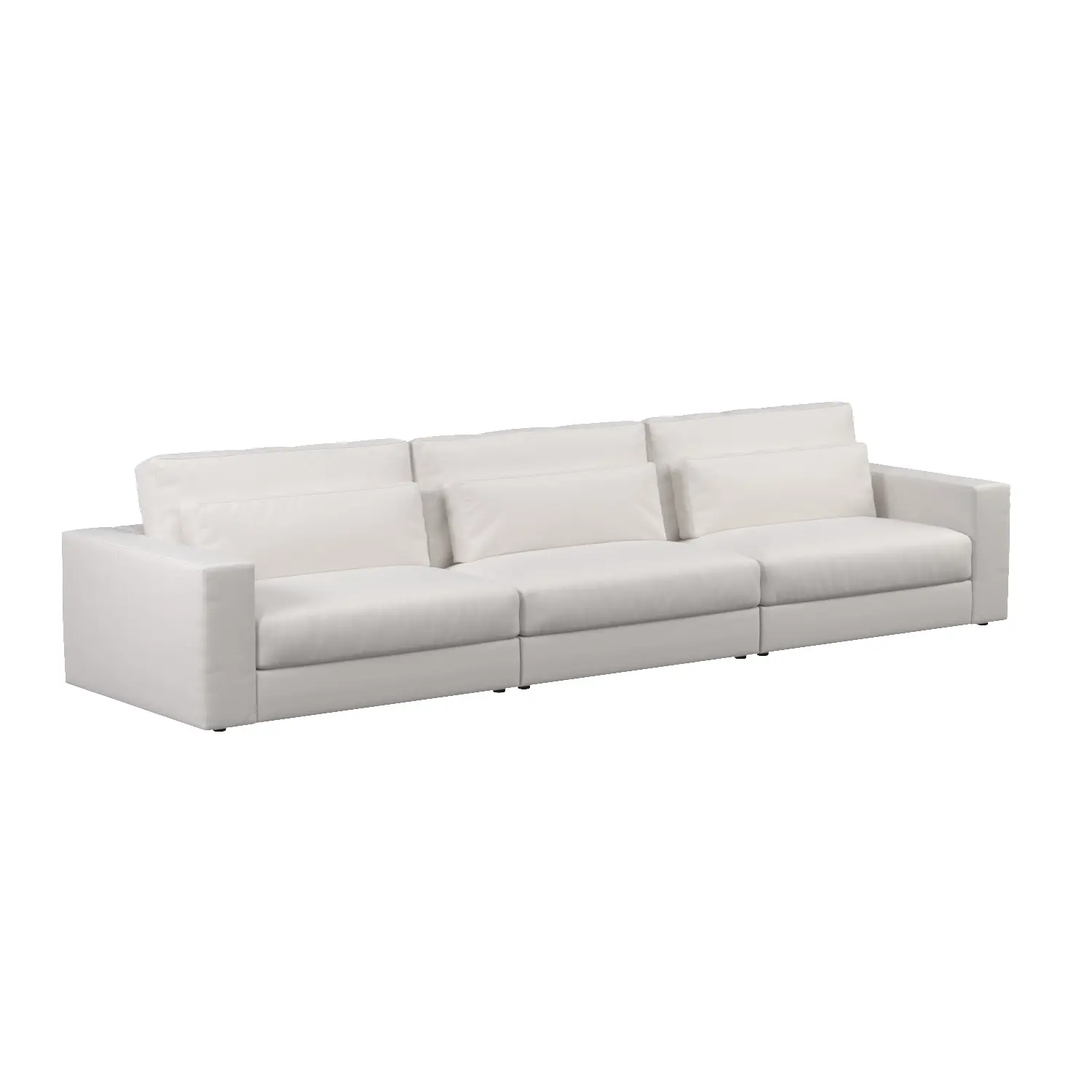 Lugano Slipcovered Modular Sofa 3D Model_01