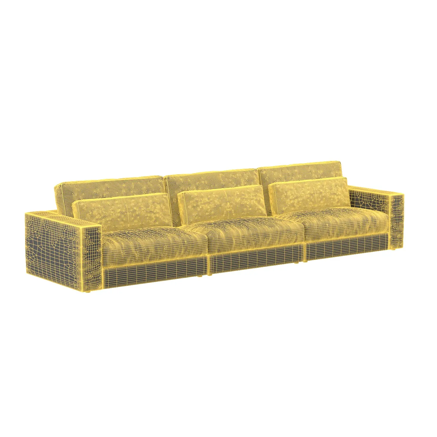 Lugano Slipcovered Modular Sofa 3D Model_07