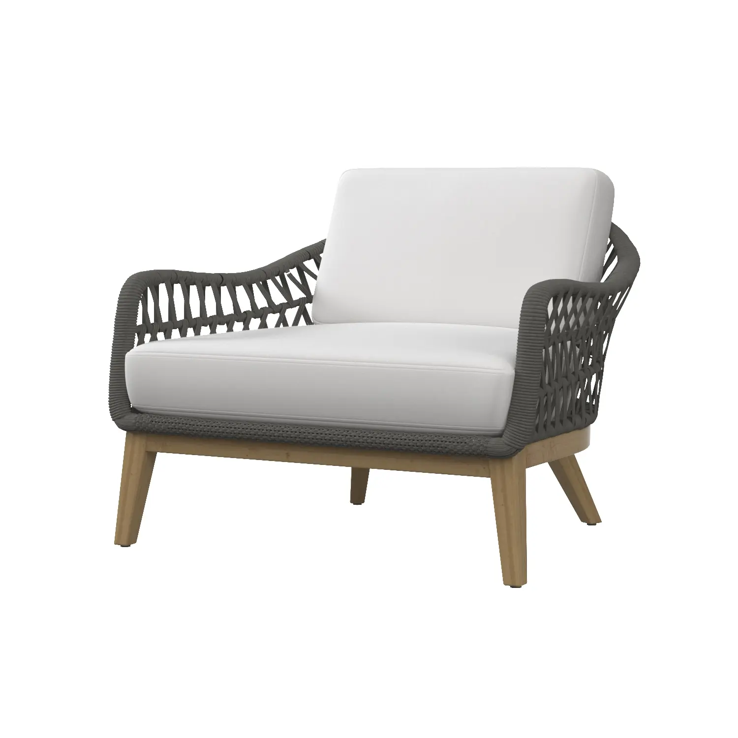 Napoli Outdoor Lounge Chair 3D Model_01
