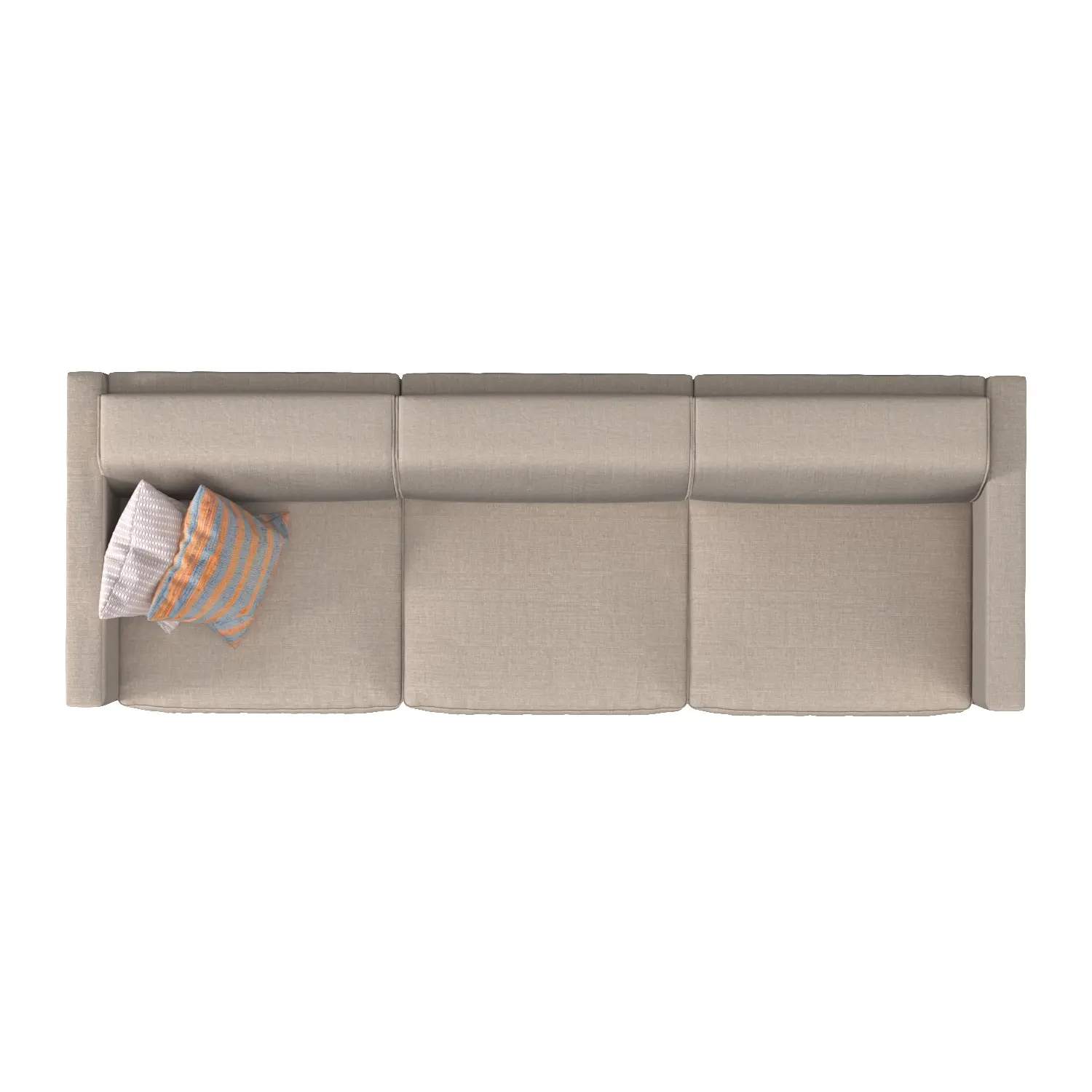 NYC Wrap Over Two-Seat Sofa 3D Model_04