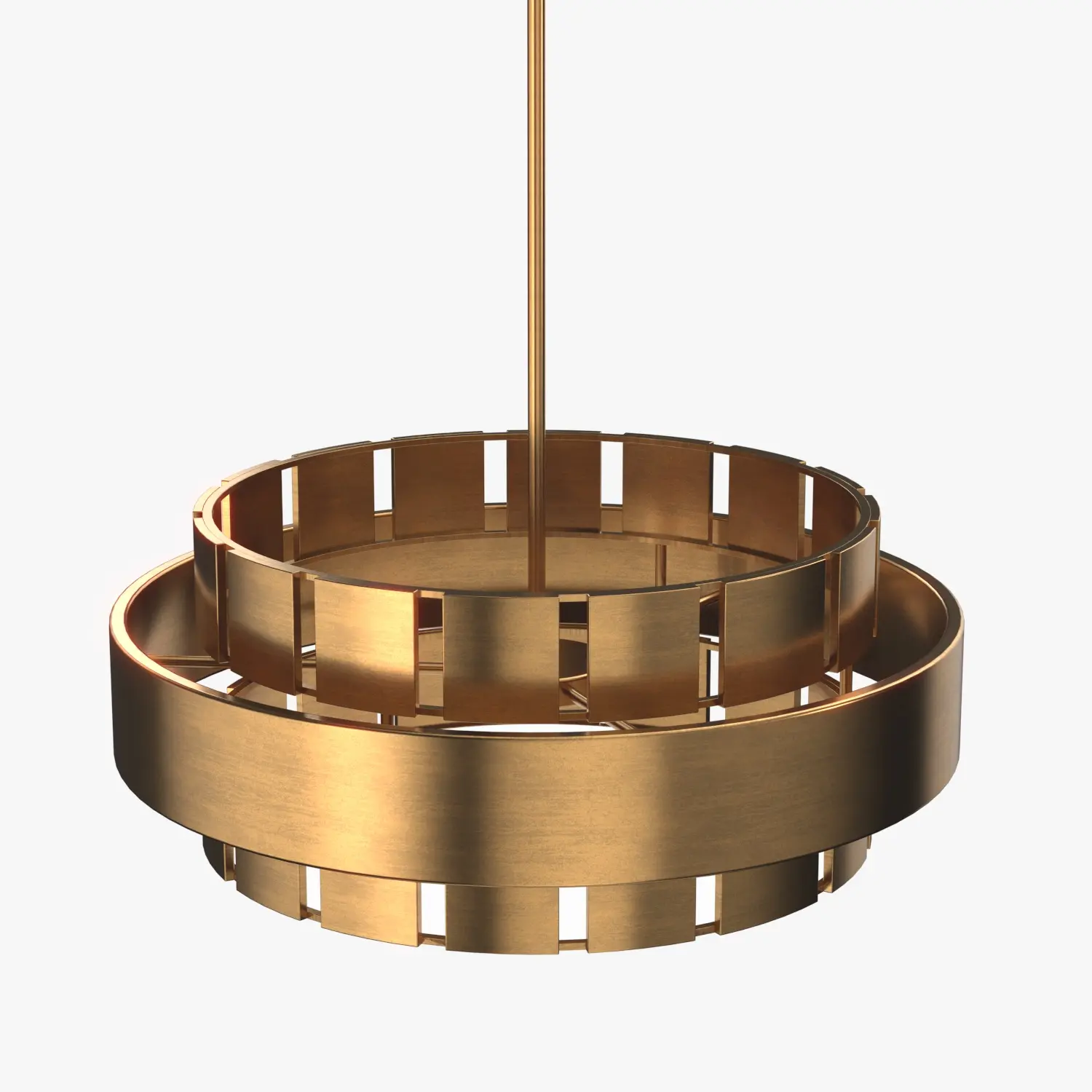 Orbit Brass Modern Round Chandelier 3D Model_06