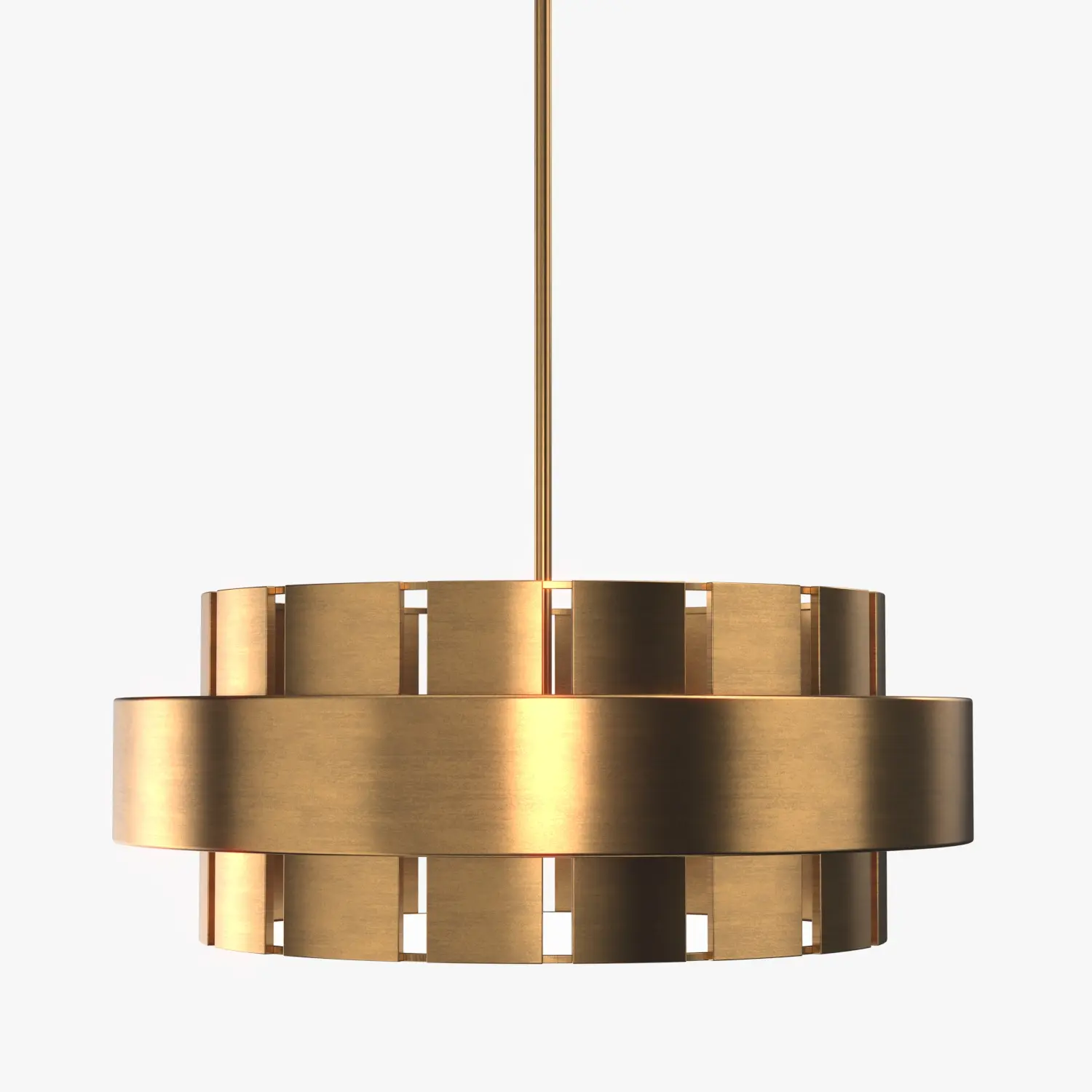 Orbit Brass Modern Round Chandelier 3D Model_03