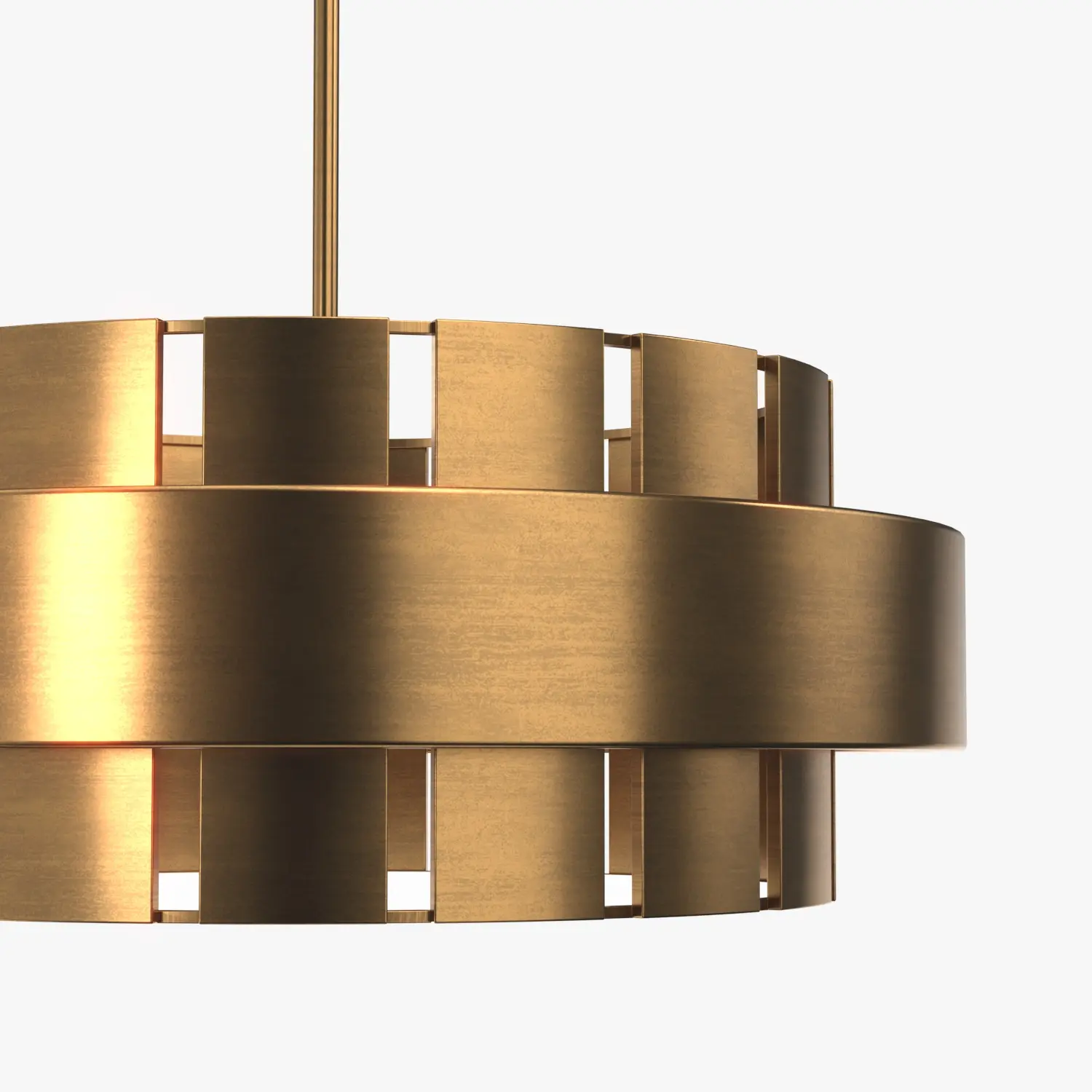 Orbit Brass Modern Round Chandelier 3D Model_05