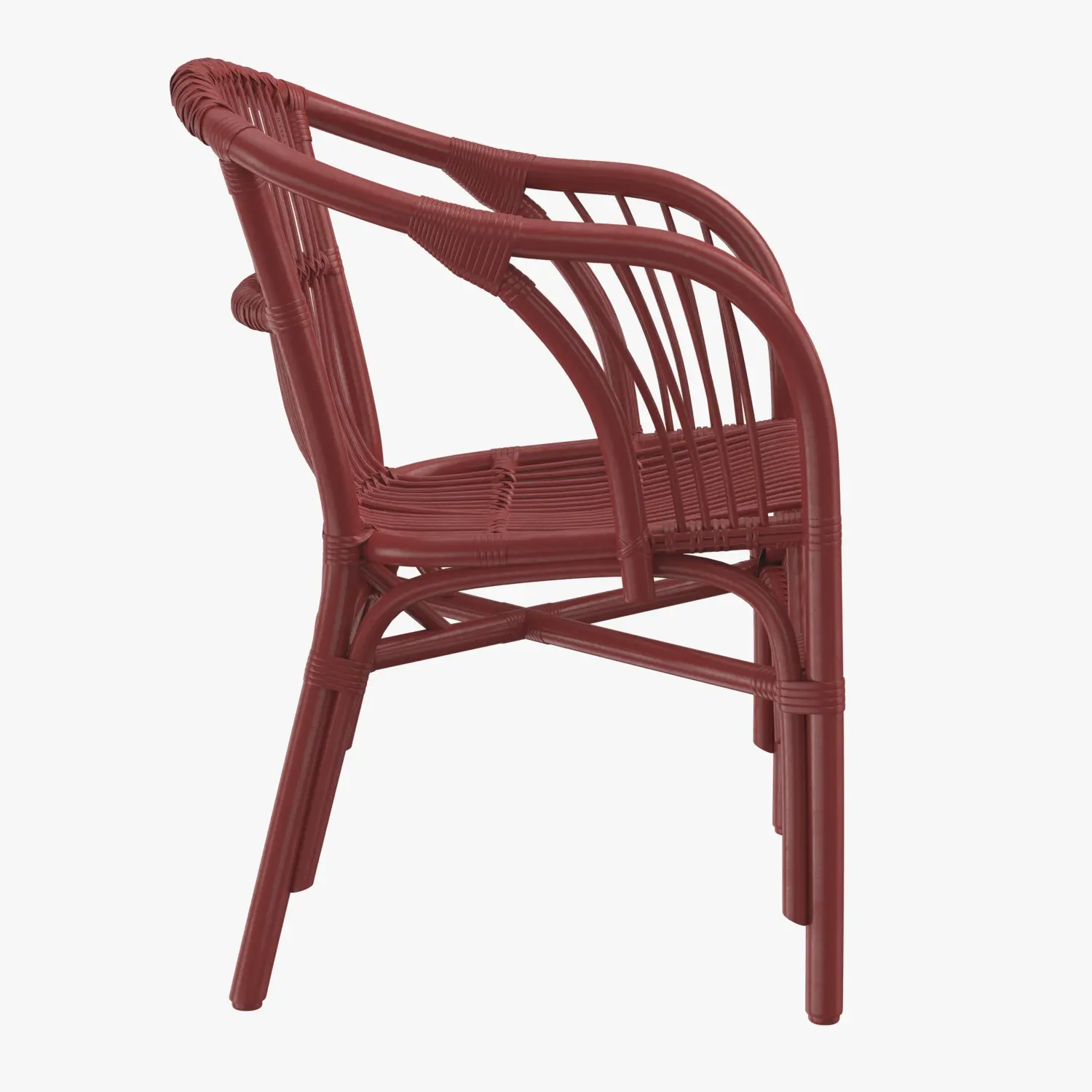 Pari Rattan Chair 3D Model_03