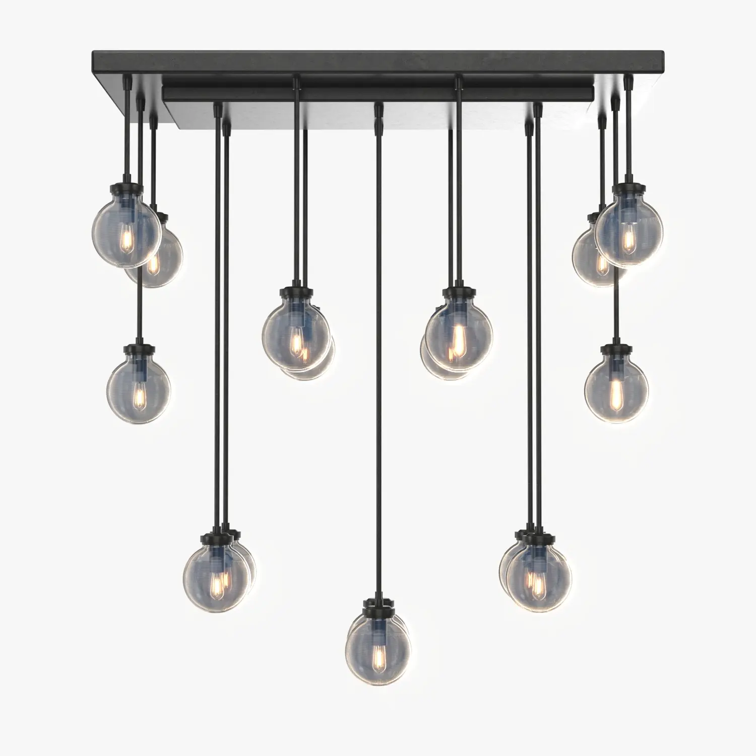 Pearl Linear Chandelier 36in 3D Model_01