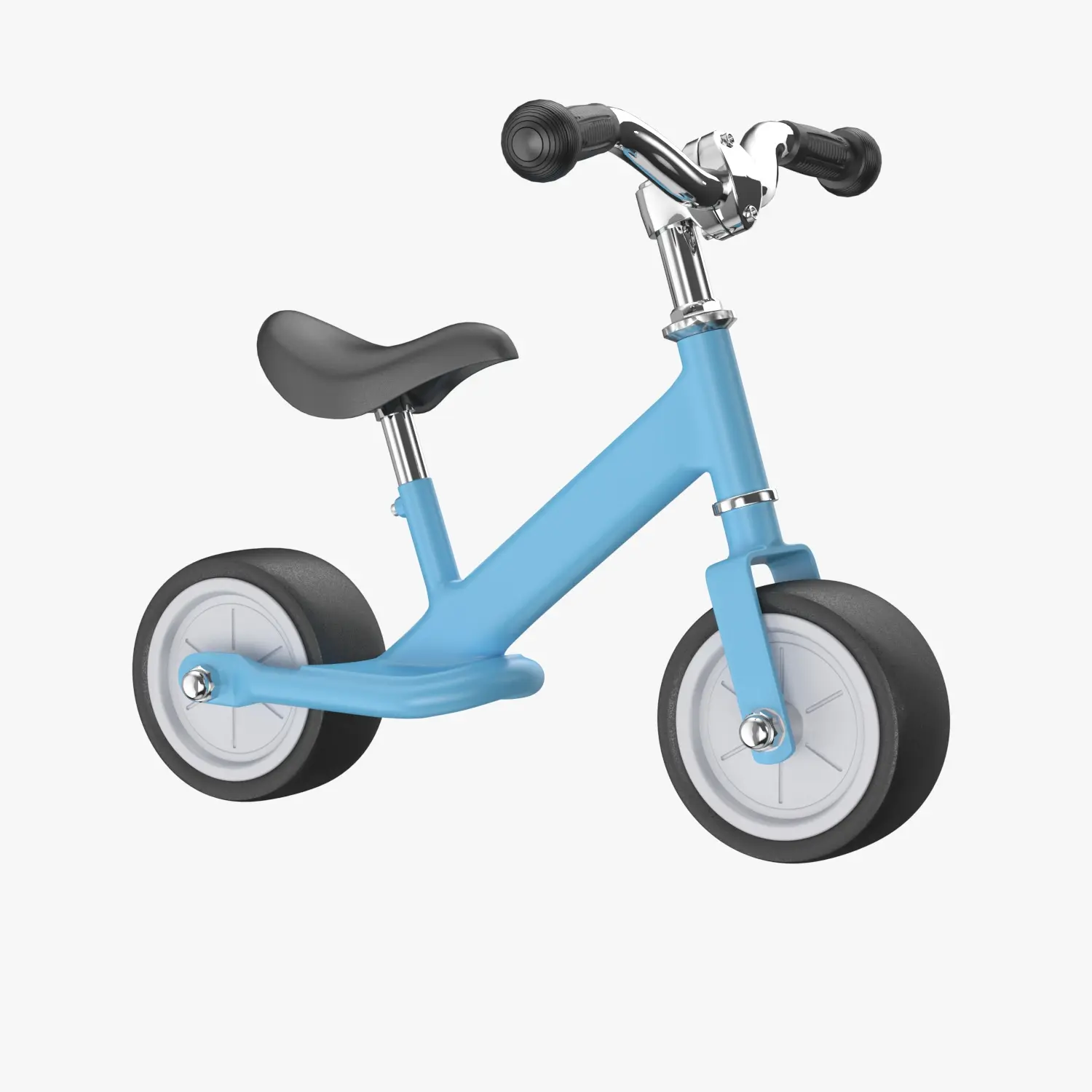 Pedal Balance Bike Walking Bicycle for Kids 3D Model_01