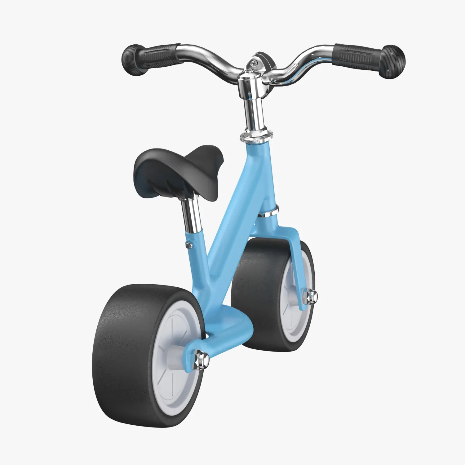 Pedal Balance Bike Walking Bicycle for Kids 3D Model_06