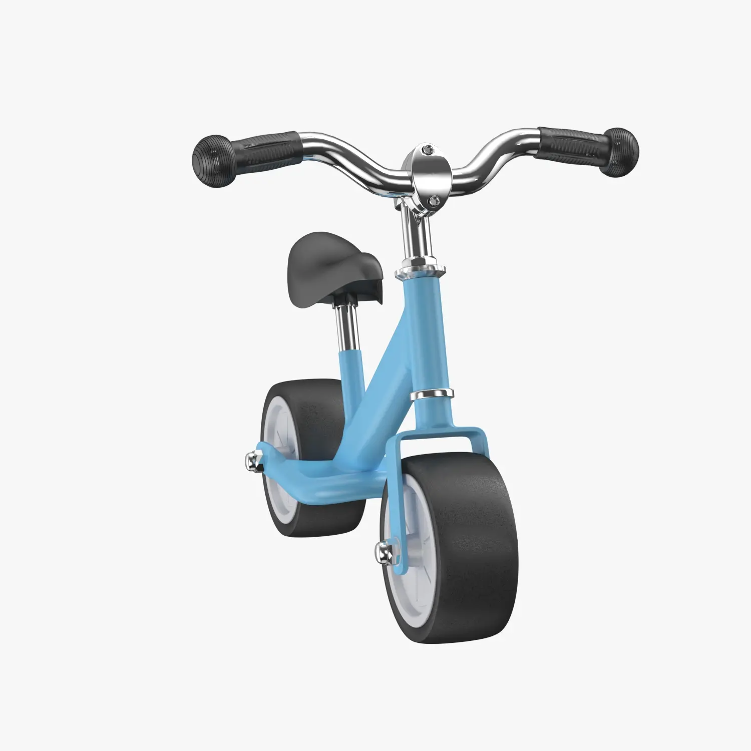 Pedal Balance Bike Walking Bicycle for Kids 3D Model_03