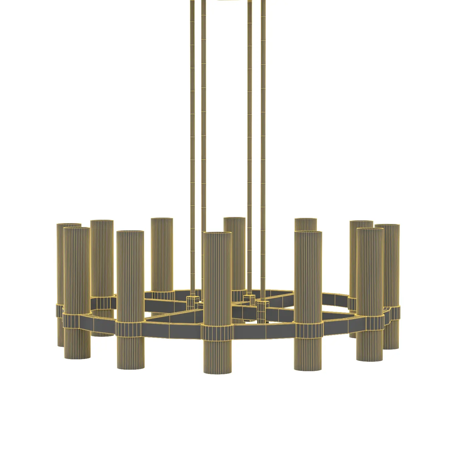 Ravelle Round Chandelier 36in 3D Model_07