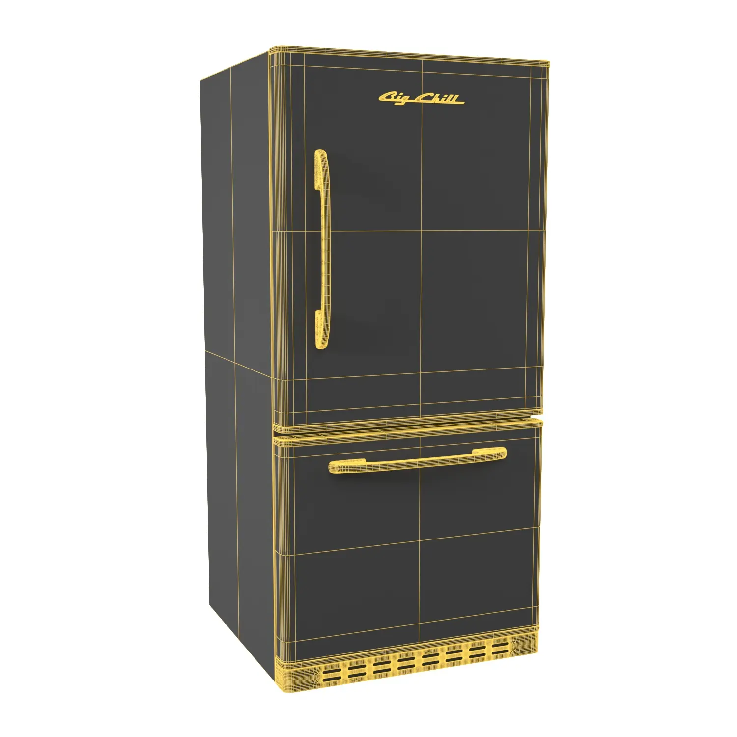 Retropolitan Fridge 3D Model_07