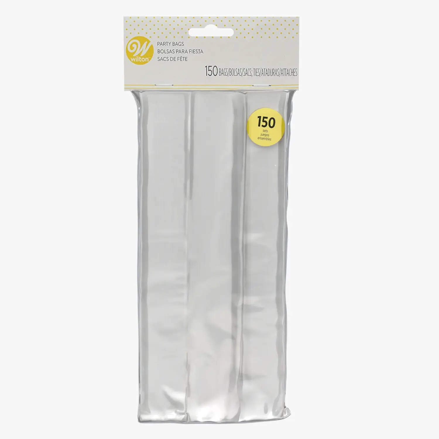 Wilton Party Bags 150 Pkg Clear 3D Model_01