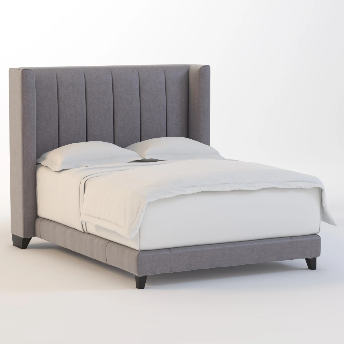 Collection of Five Luxury Platform Beds 3D Model_03