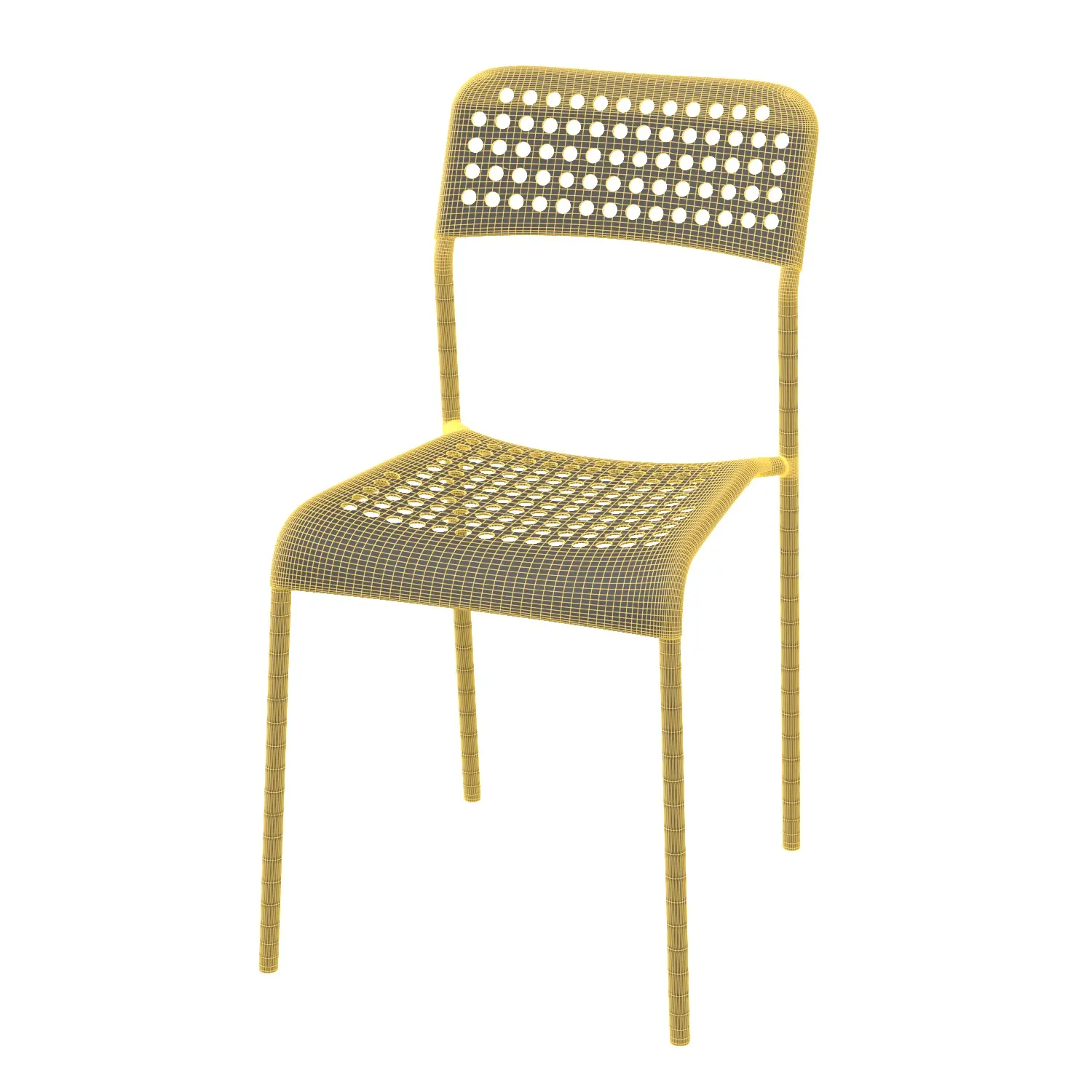 Adde Chair PBR 3D Model_07