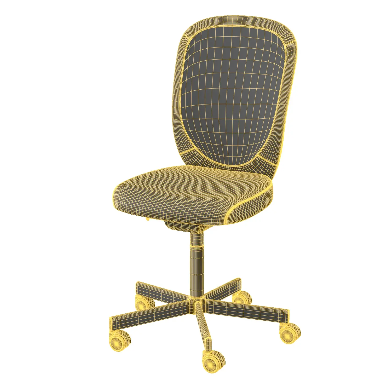 FLINTAN Office Chair PBR 3D Model_07