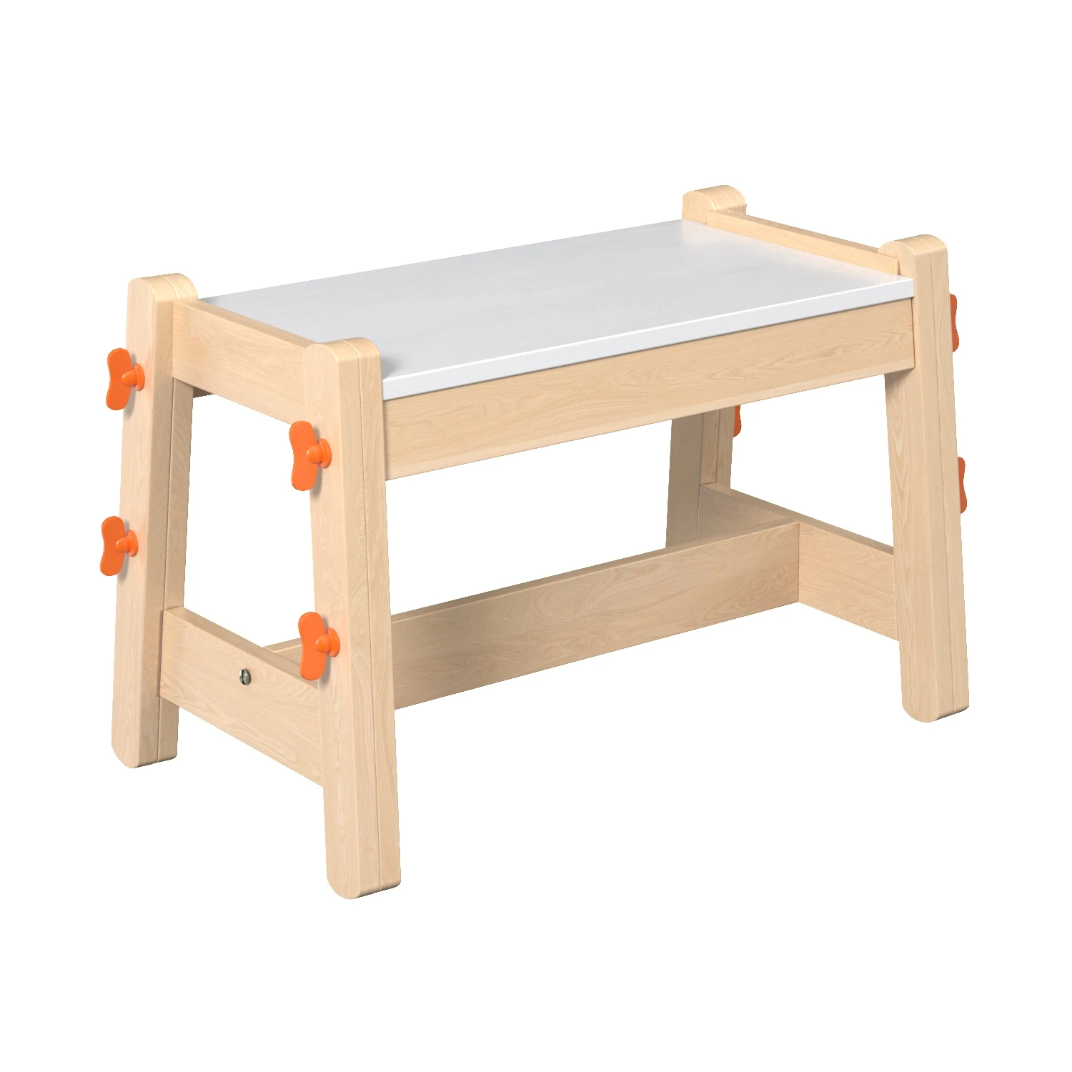 Flisat Childs Bench PBR 3D Model_01