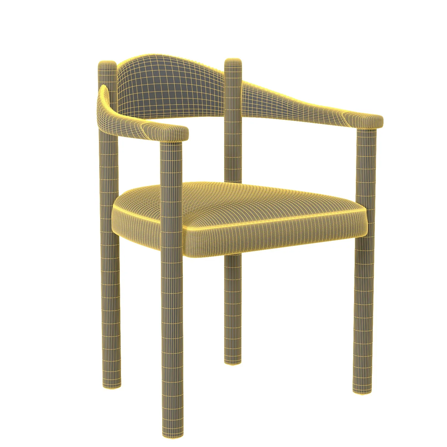 Amber Lewis Anthropologie Caillen Dining Chair PBR 3D Model_07