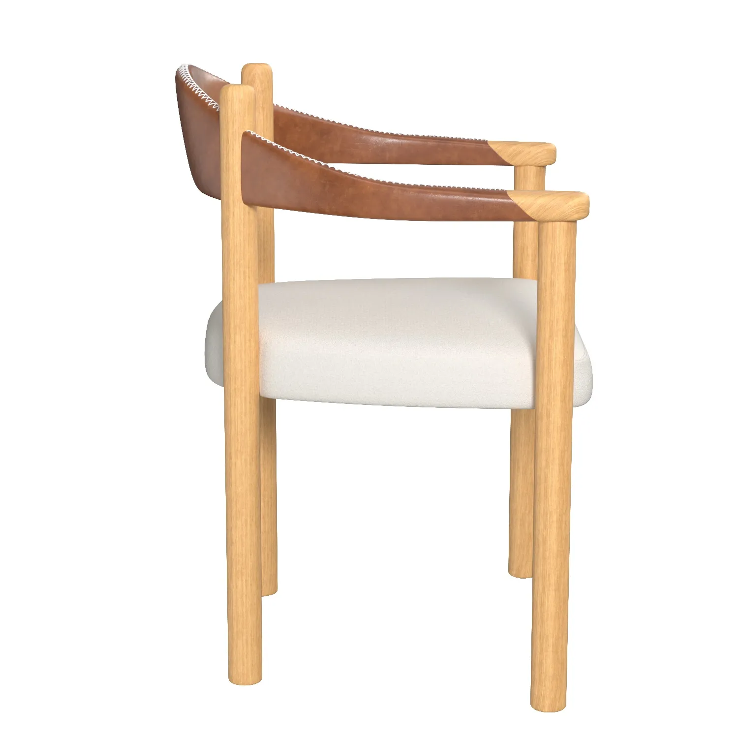 Amber Lewis Anthropologie Caillen Dining Chair PBR 3D Model_03
