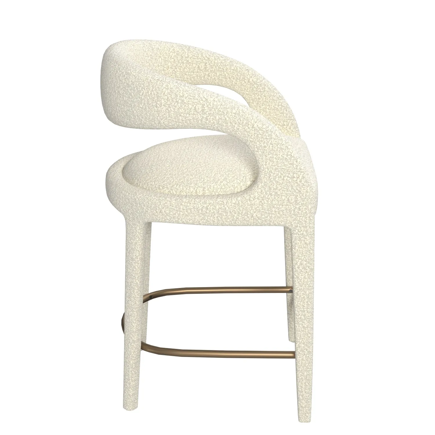 Boucle Hagen Counter Stool 3D Model_03