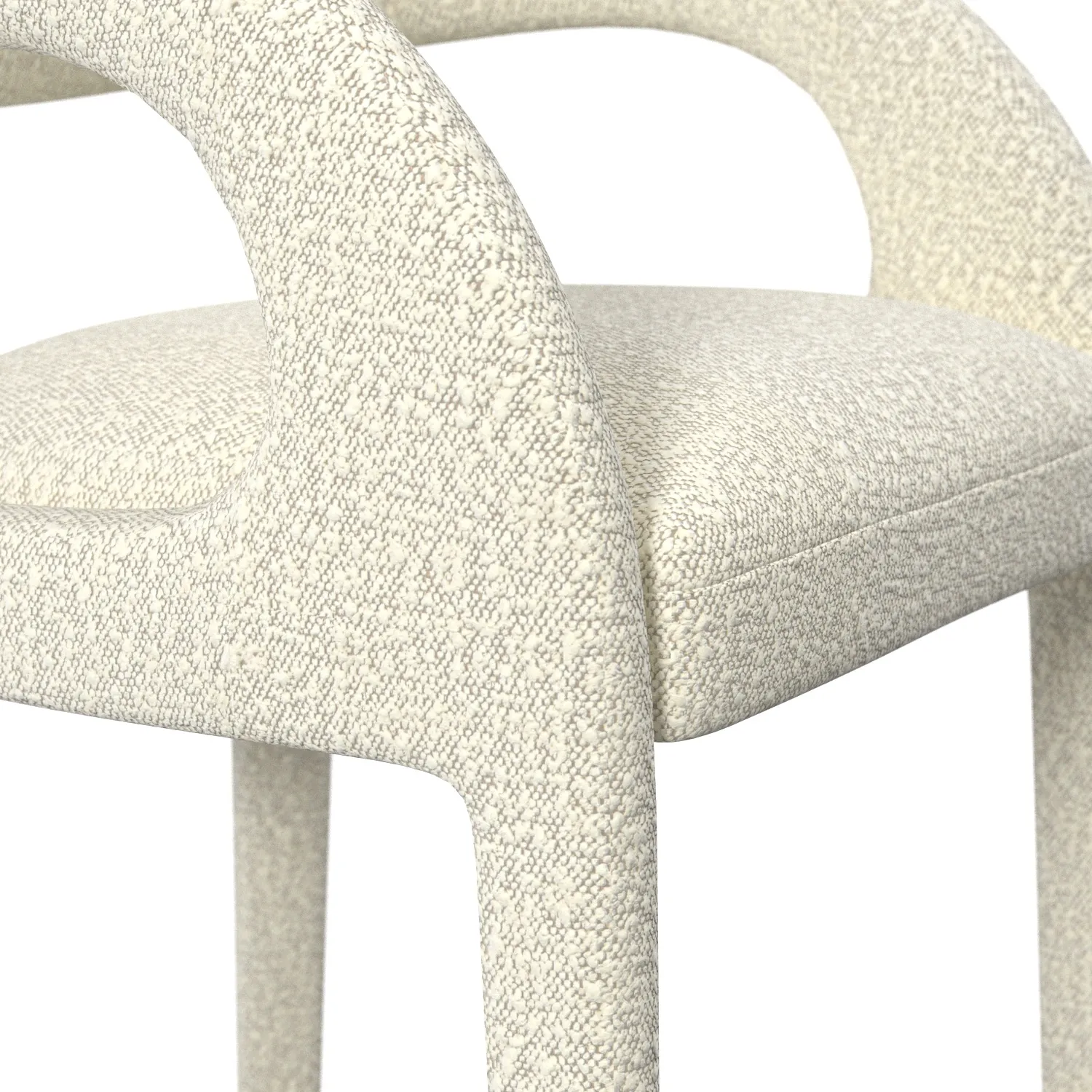 Boucle Hagen Counter Stool 3D Model_05