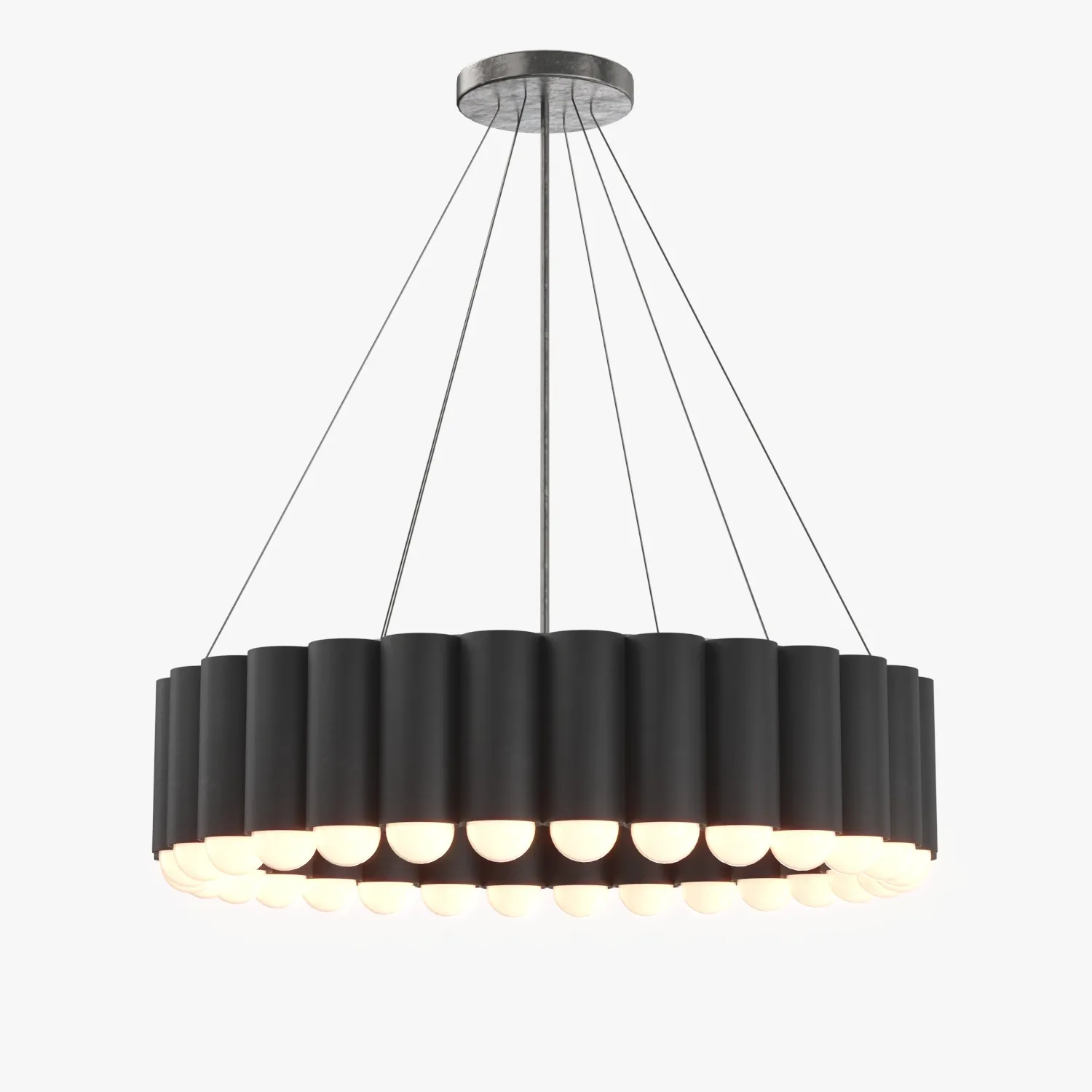 Carousel Chandelier PBR 3D Model_04