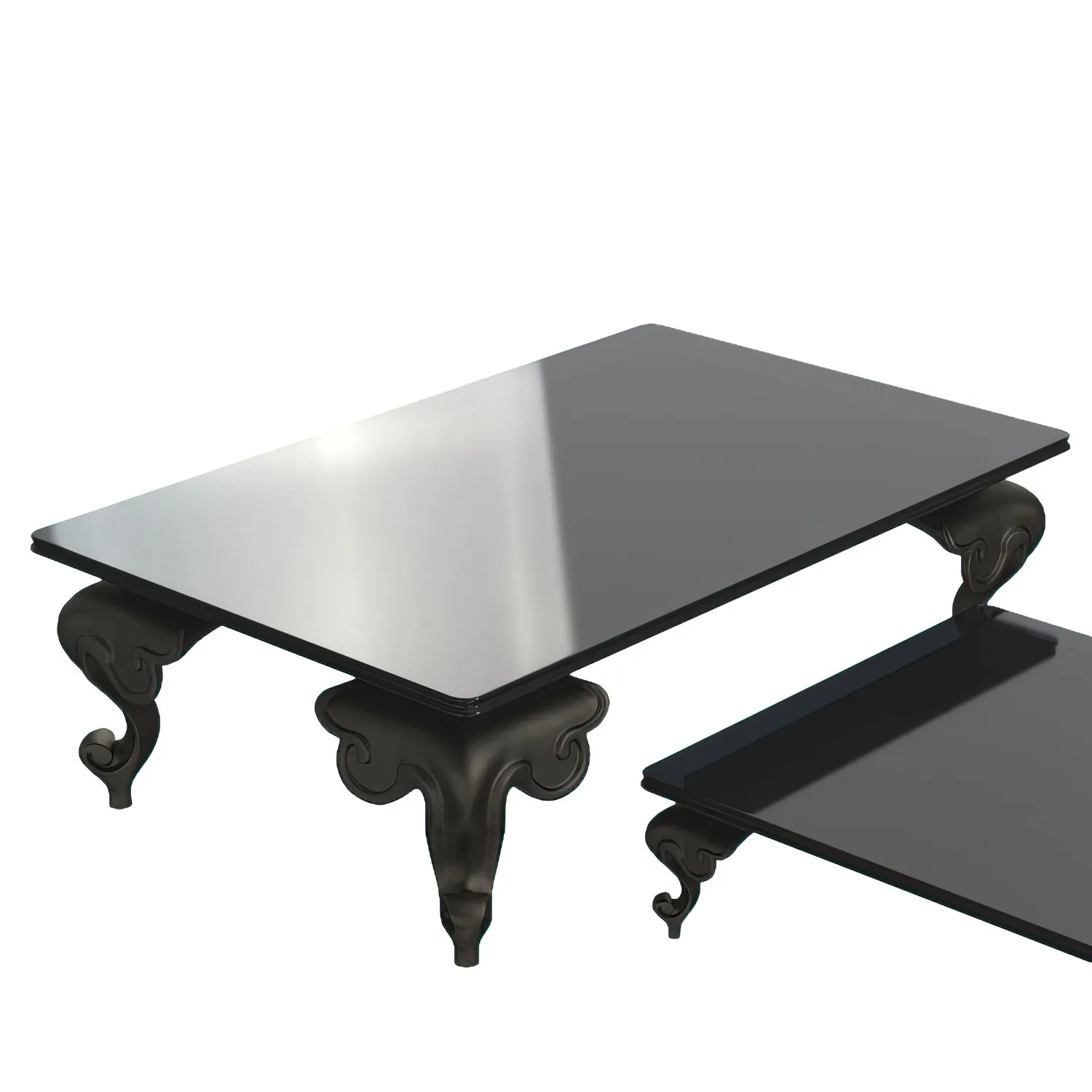 George Rectangular Marble Coffee Table 3D Model_06