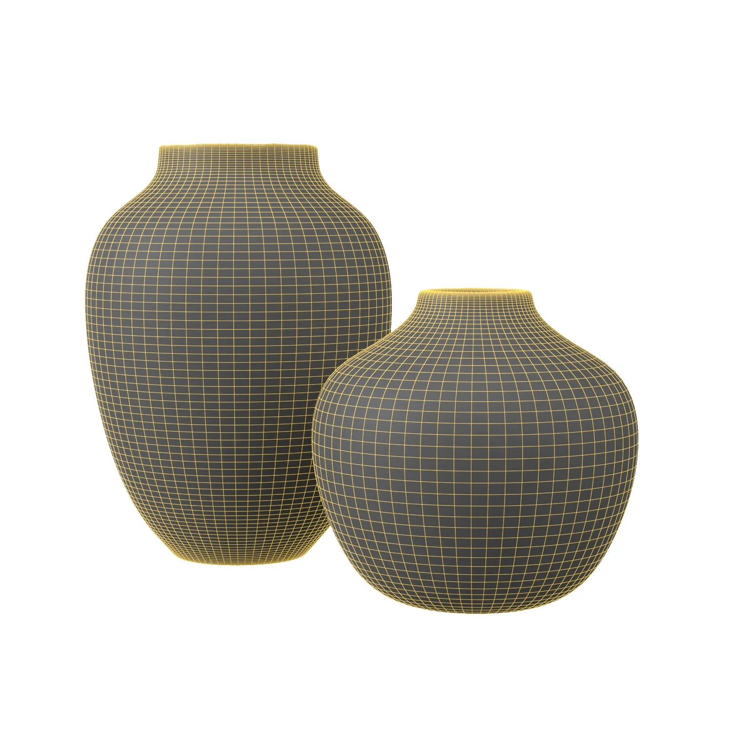 Isolde Glass Vase PBR 3D Model_07