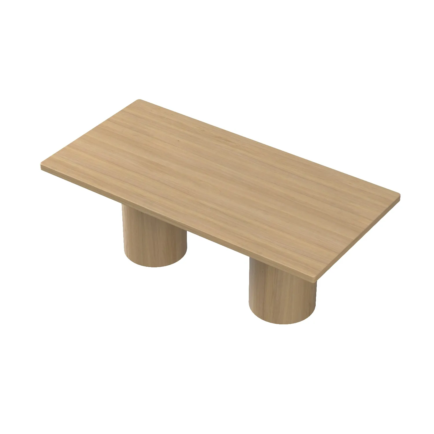 Margate Reclaimed Wood Dining Table PBR 3D Model_04