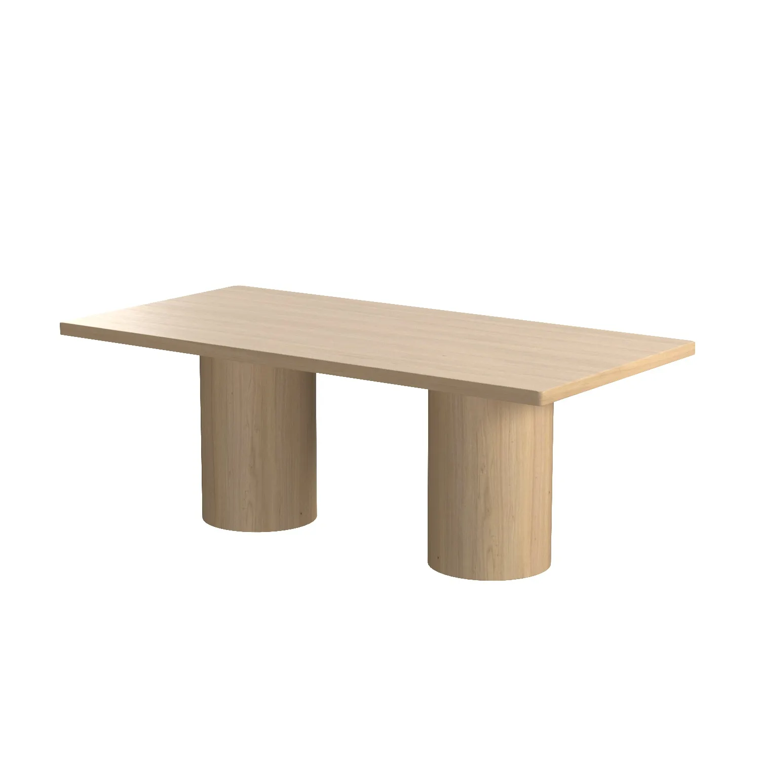 Margate Reclaimed Wood Dining Table PBR 3D Model_06