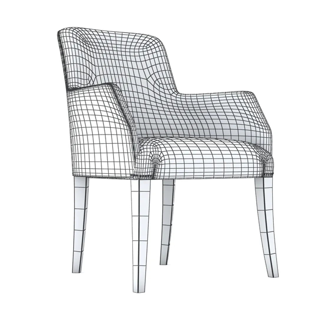 Maria ArmChair 3D Model_07