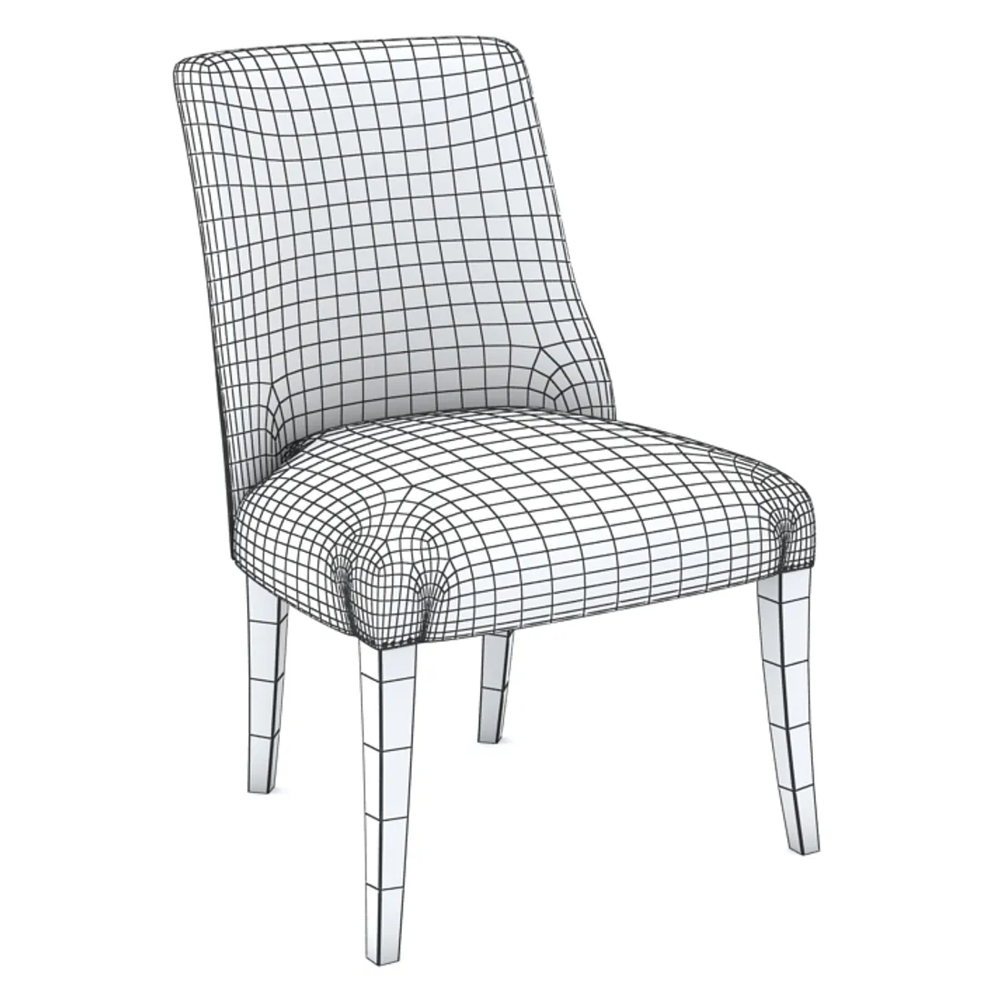 Maria Side Chair 3D Model_07
