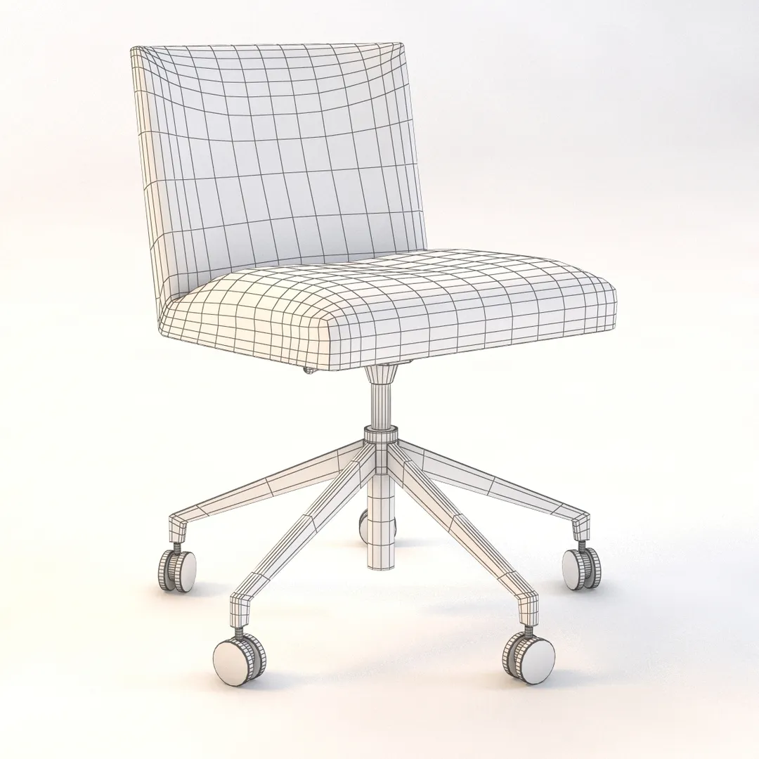 Masai 5 Ways Swivel Chair 3D Model_09