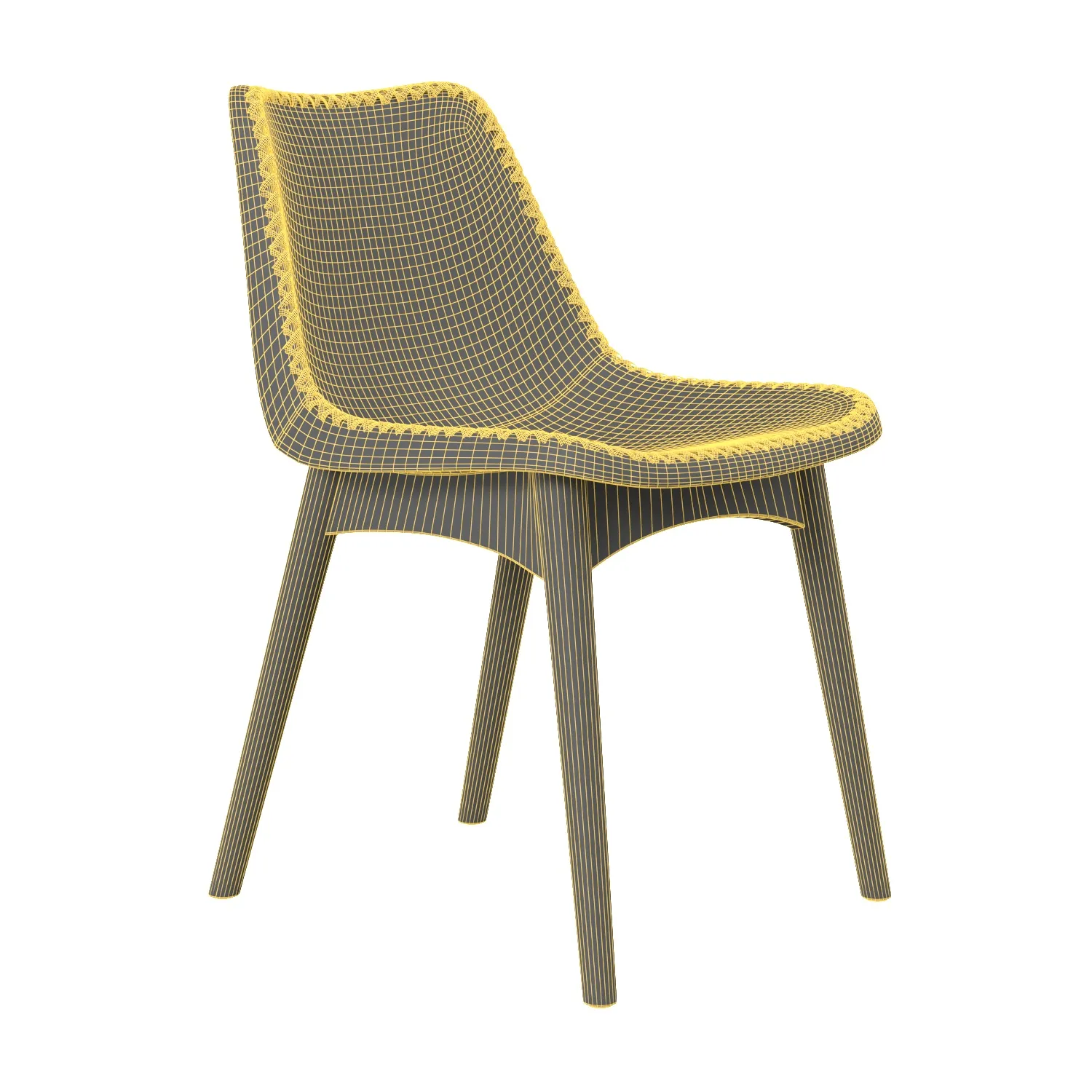 Rylie Dining Chair PBR 3D Model_07