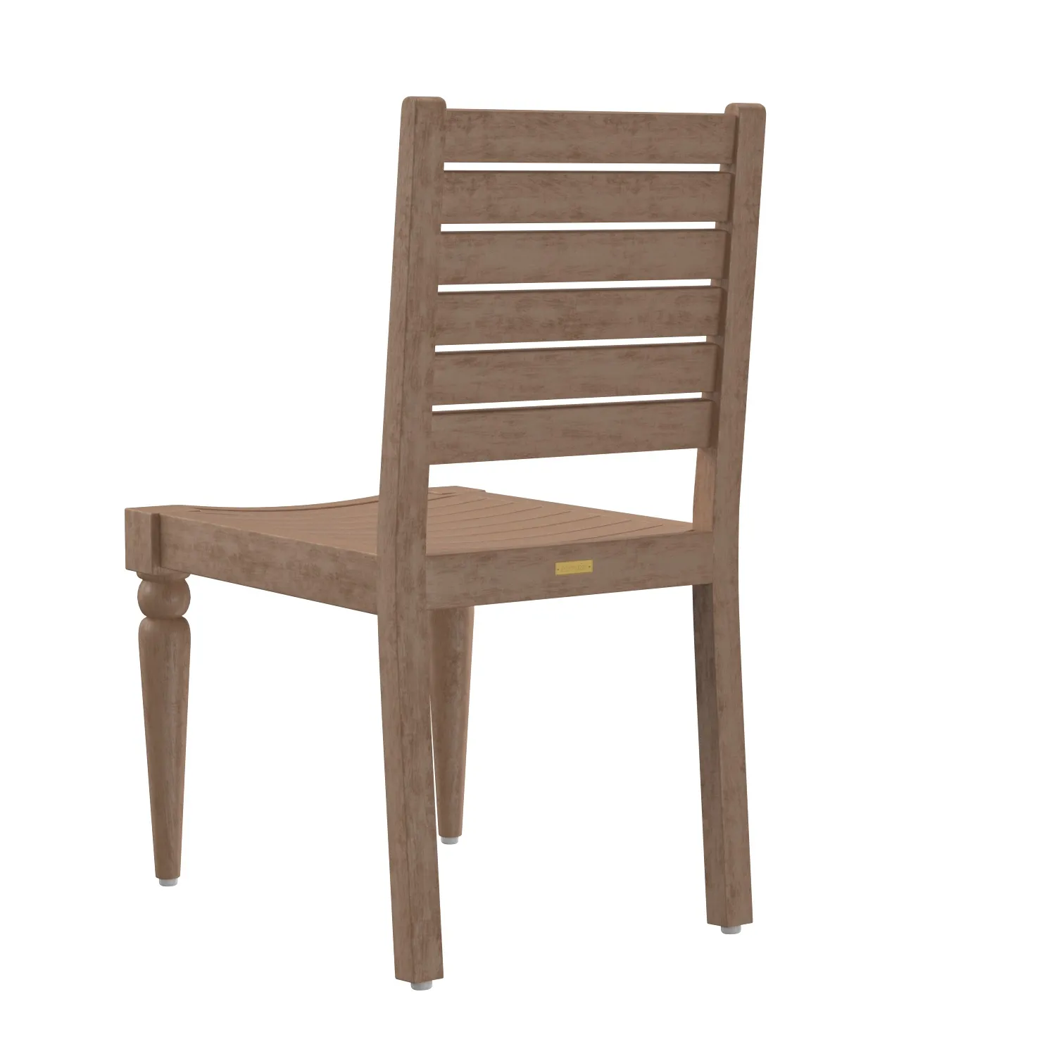 Shoreham Teak Side Chair PBR 3D Model_04