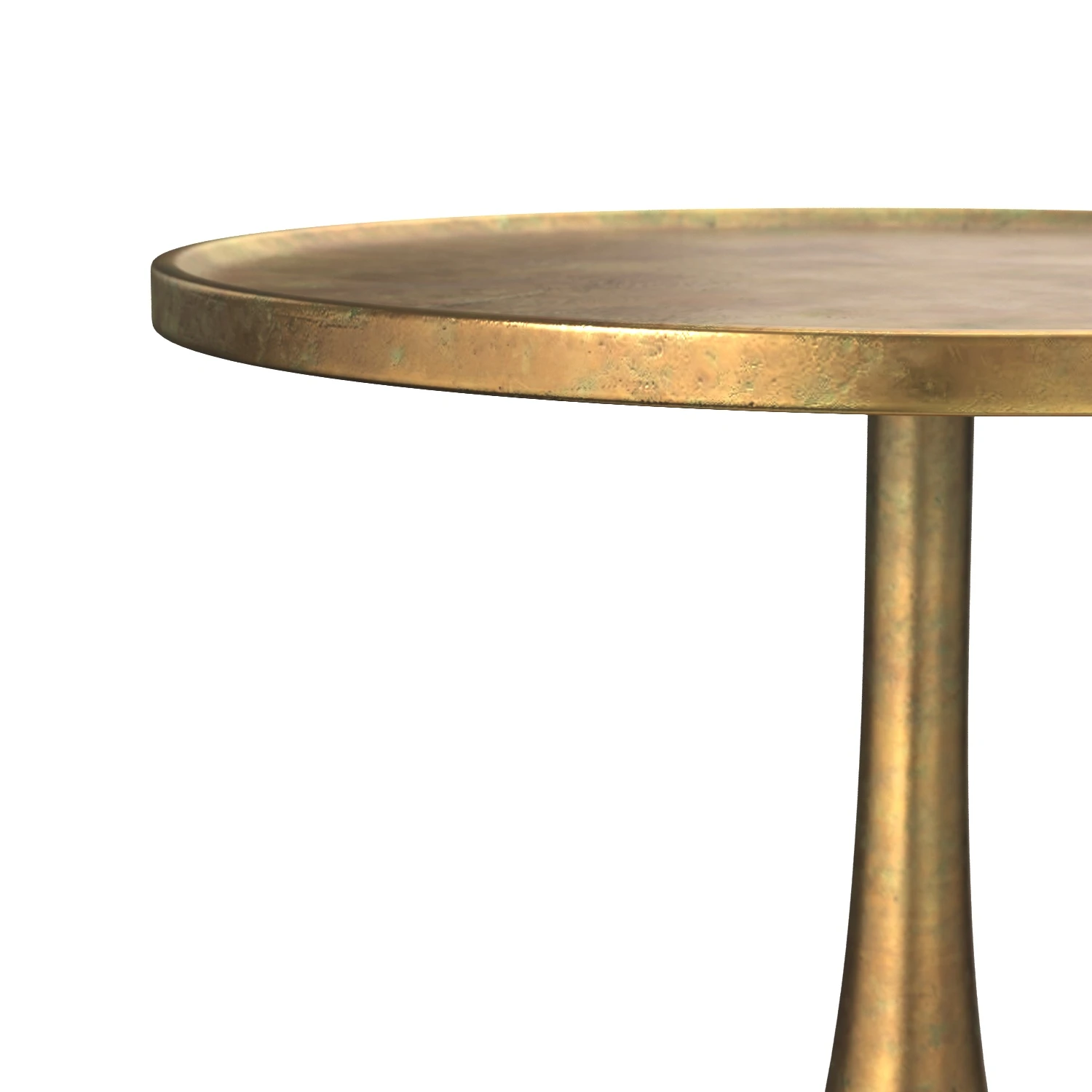 Bernhardt Benson Round Chairside Table PBR 3D Model_05