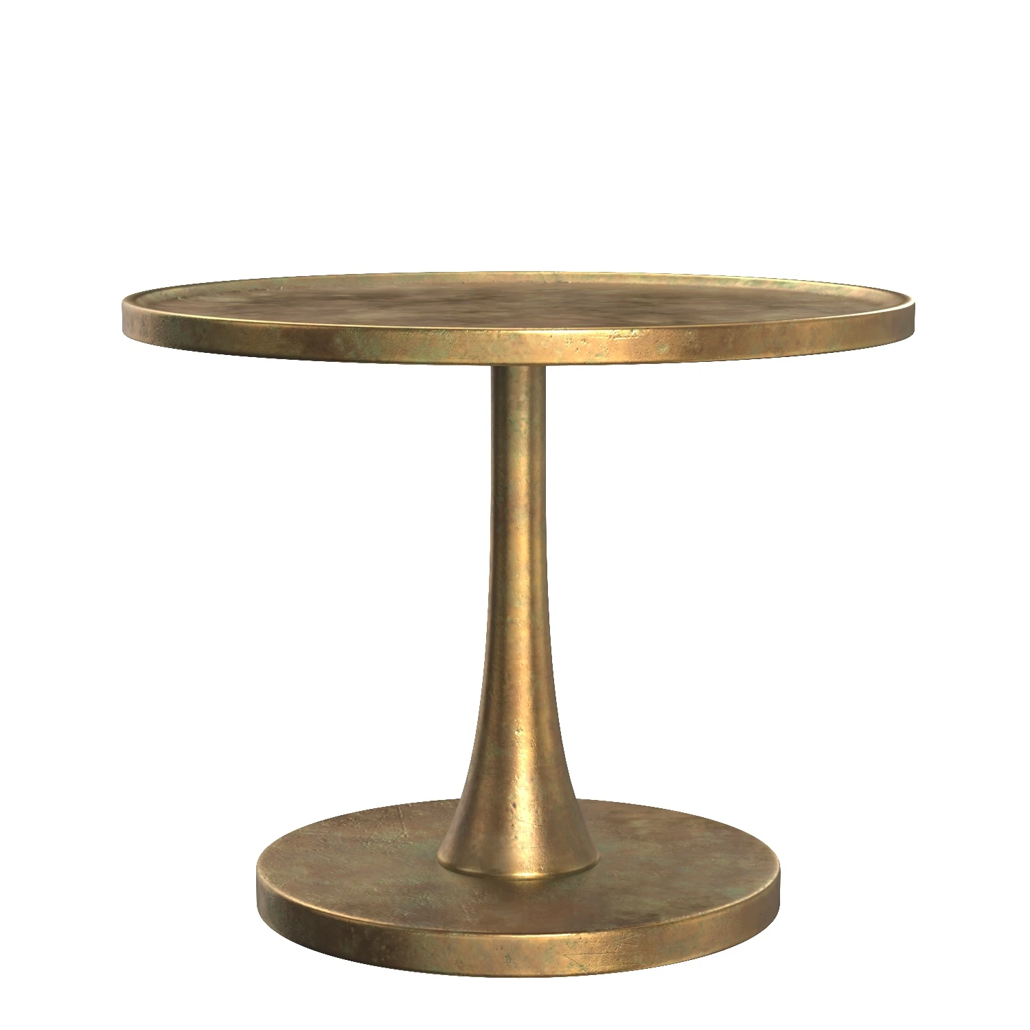 Bernhardt Benson Round Chairside Table PBR 3D Model_03