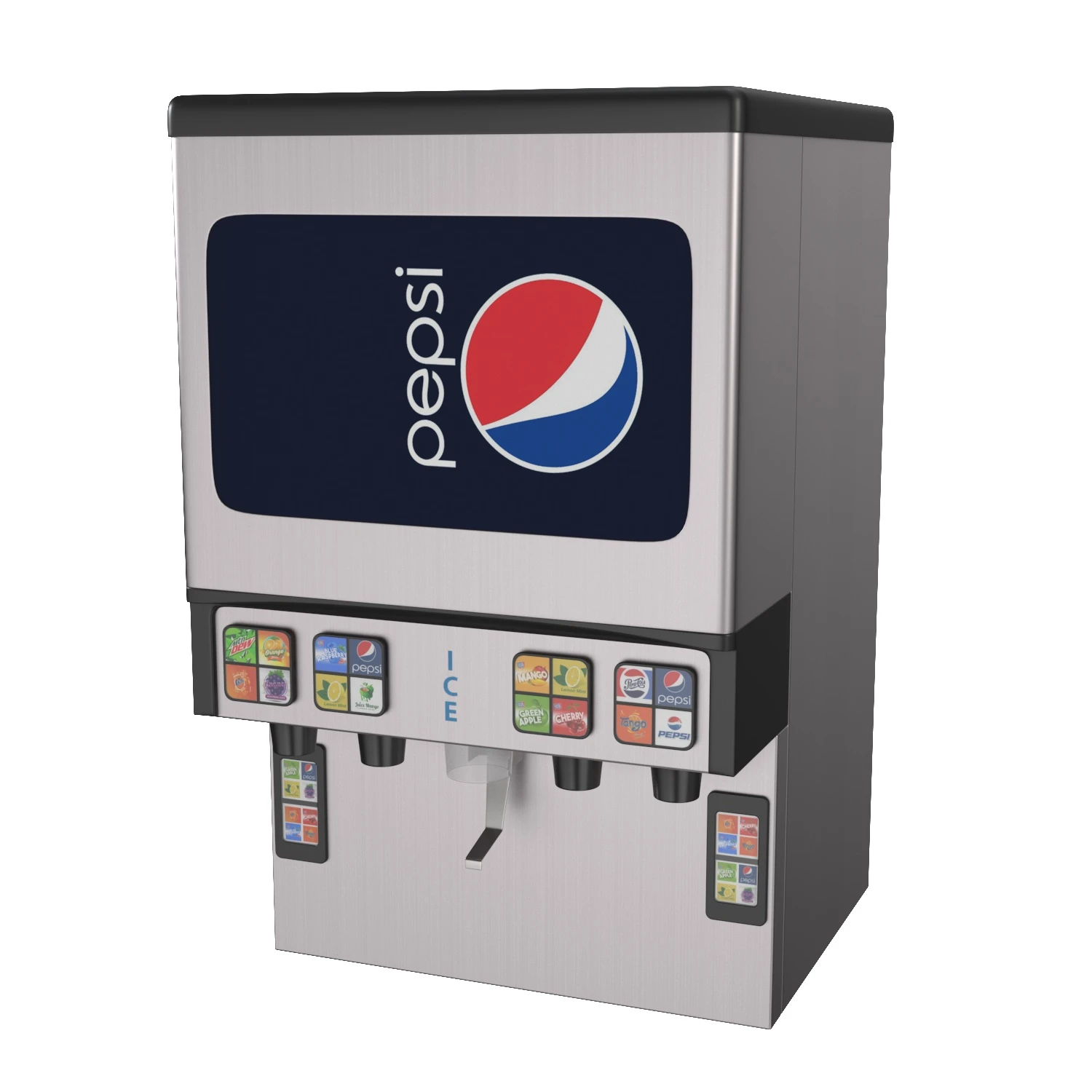 CF Pepsi Beverage Dispenser Machine 3D Model_04