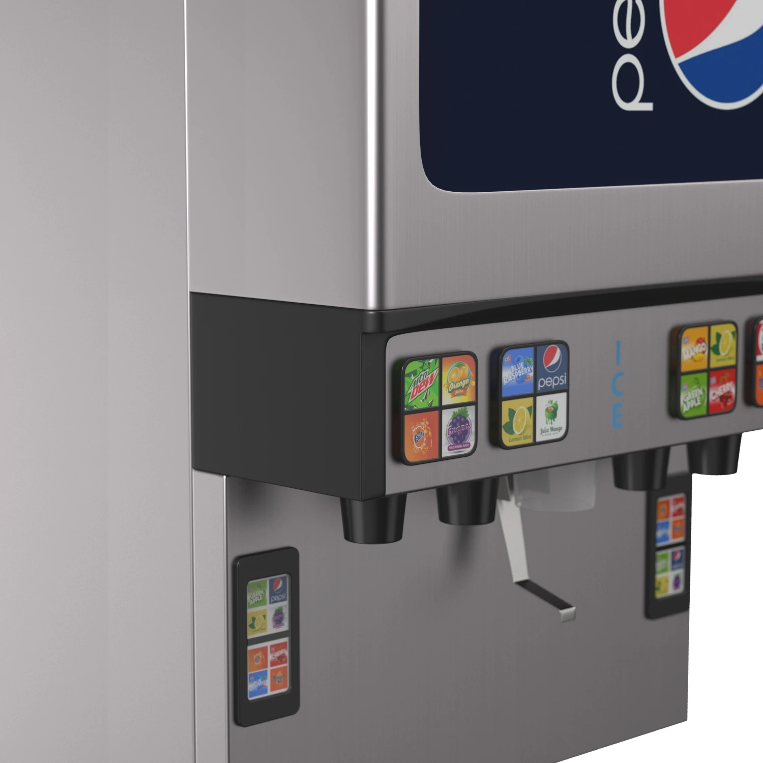 CF Pepsi Beverage Dispenser Machine 3D Model_05