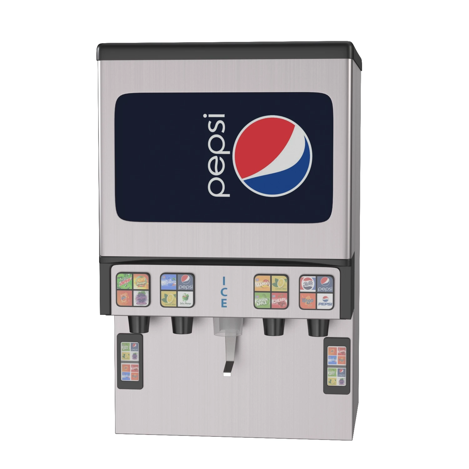 CF Pepsi Beverage Dispenser Machine 3D Model_06