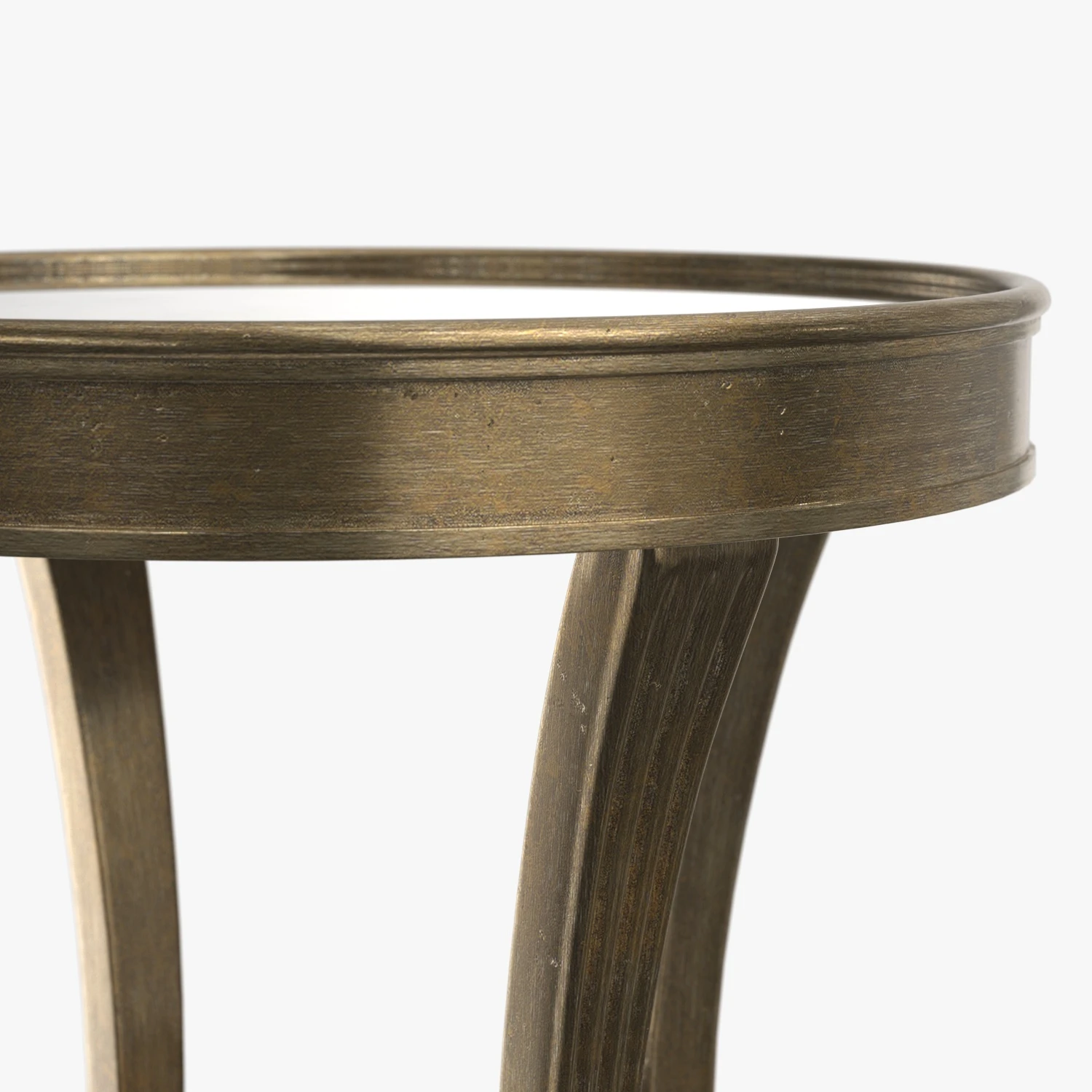 Sanctuary Round Mirrored Accent Table PBR 3D Model_05