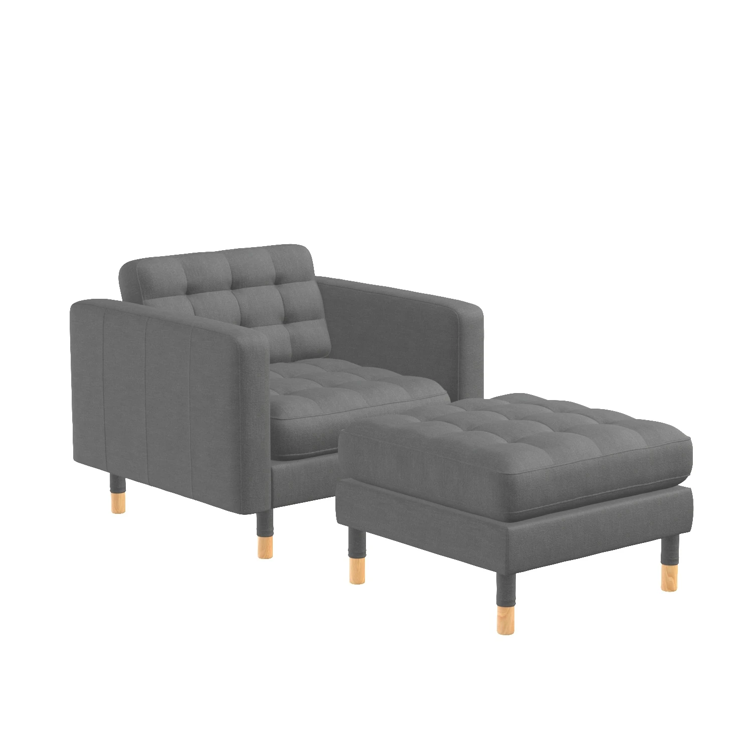 Landskrona Armchair PBR 3D Model_01