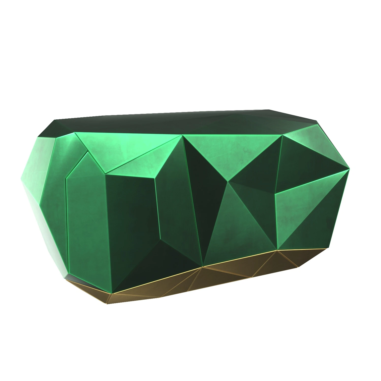 Diamond Emerald Sideboard PBR 3D Model_01