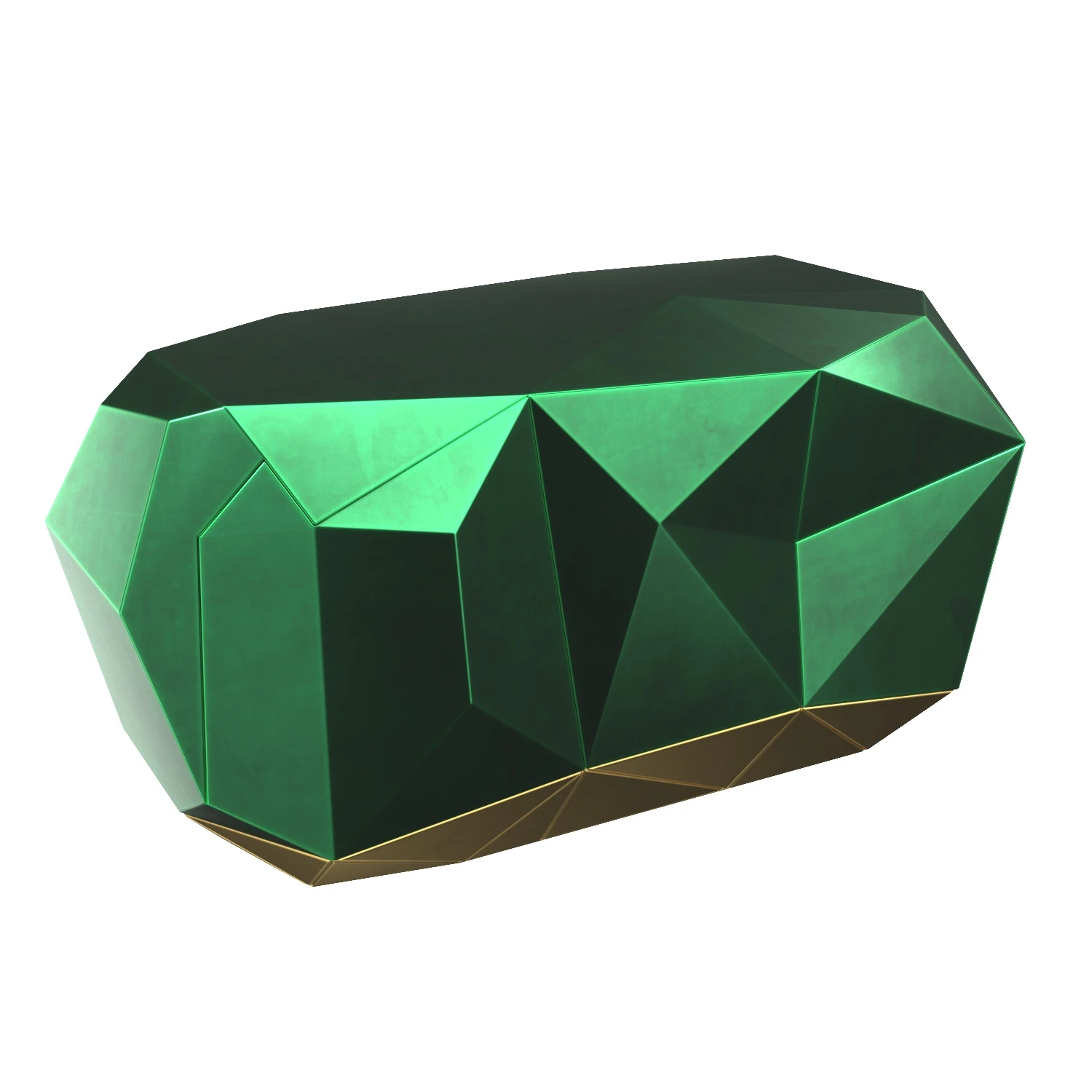 Diamond Emerald Sideboard PBR 3D Model_04