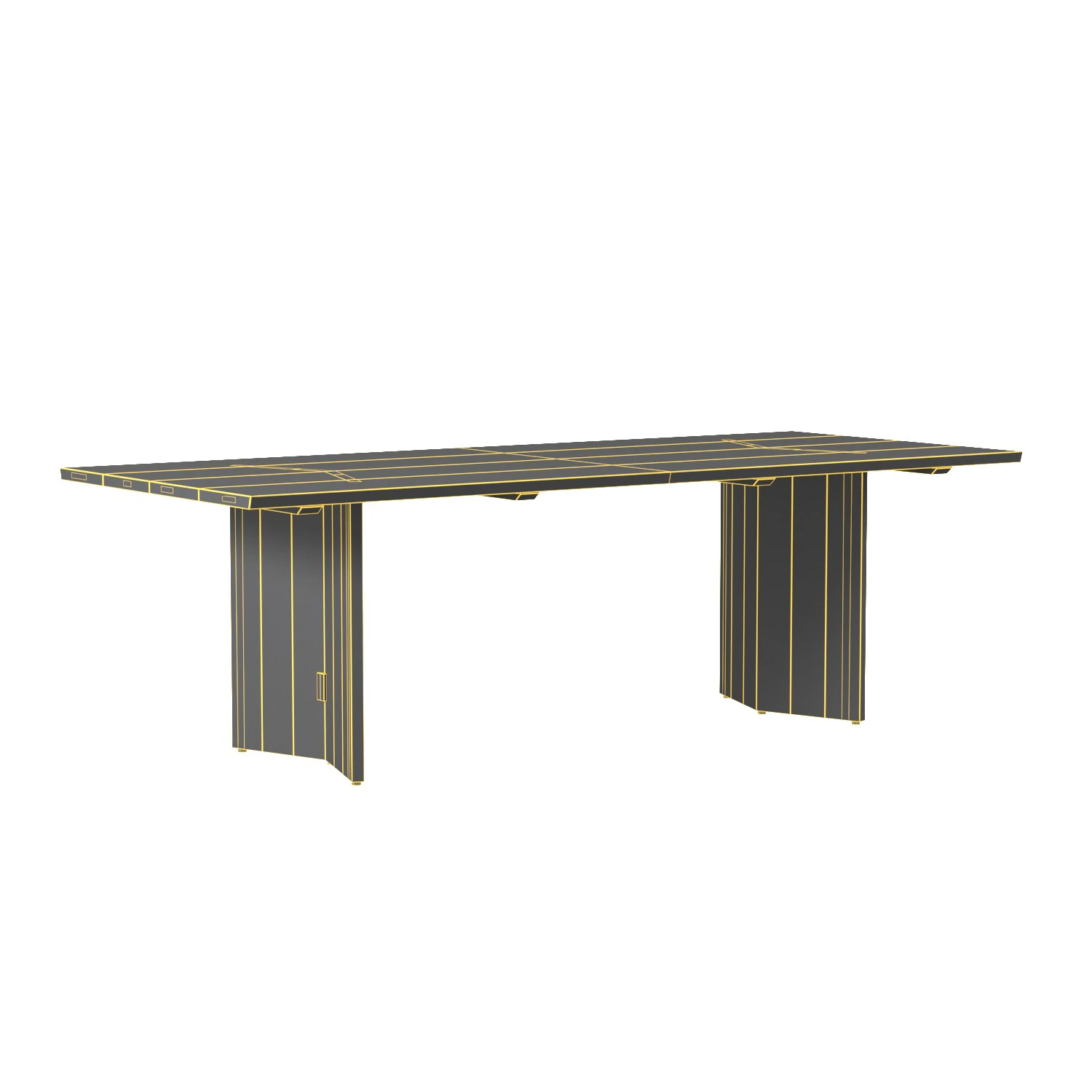 Arroyo Dining Table PBR 3D Model_07