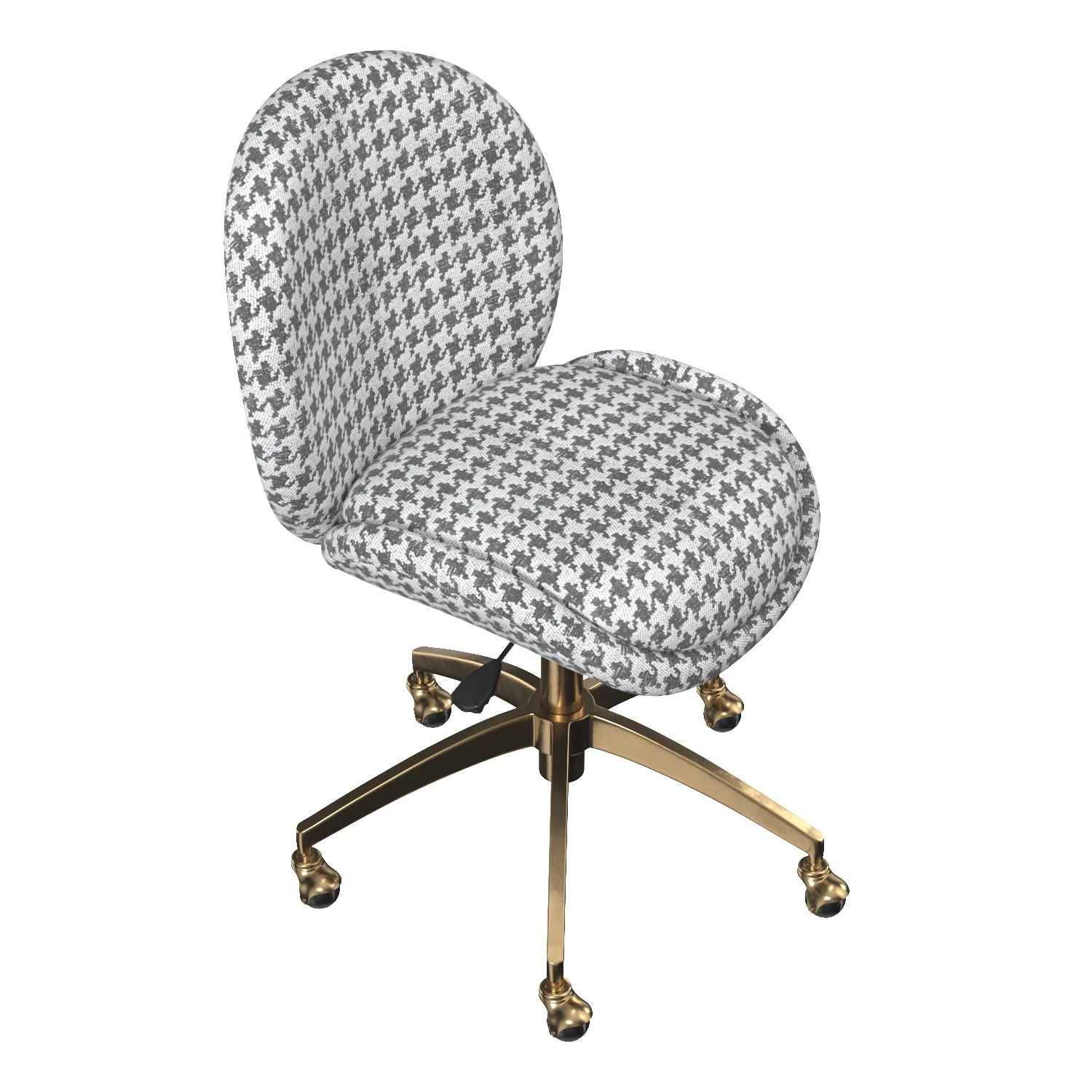 Frannie Swivel Desk Chair PBR 3D Model_04